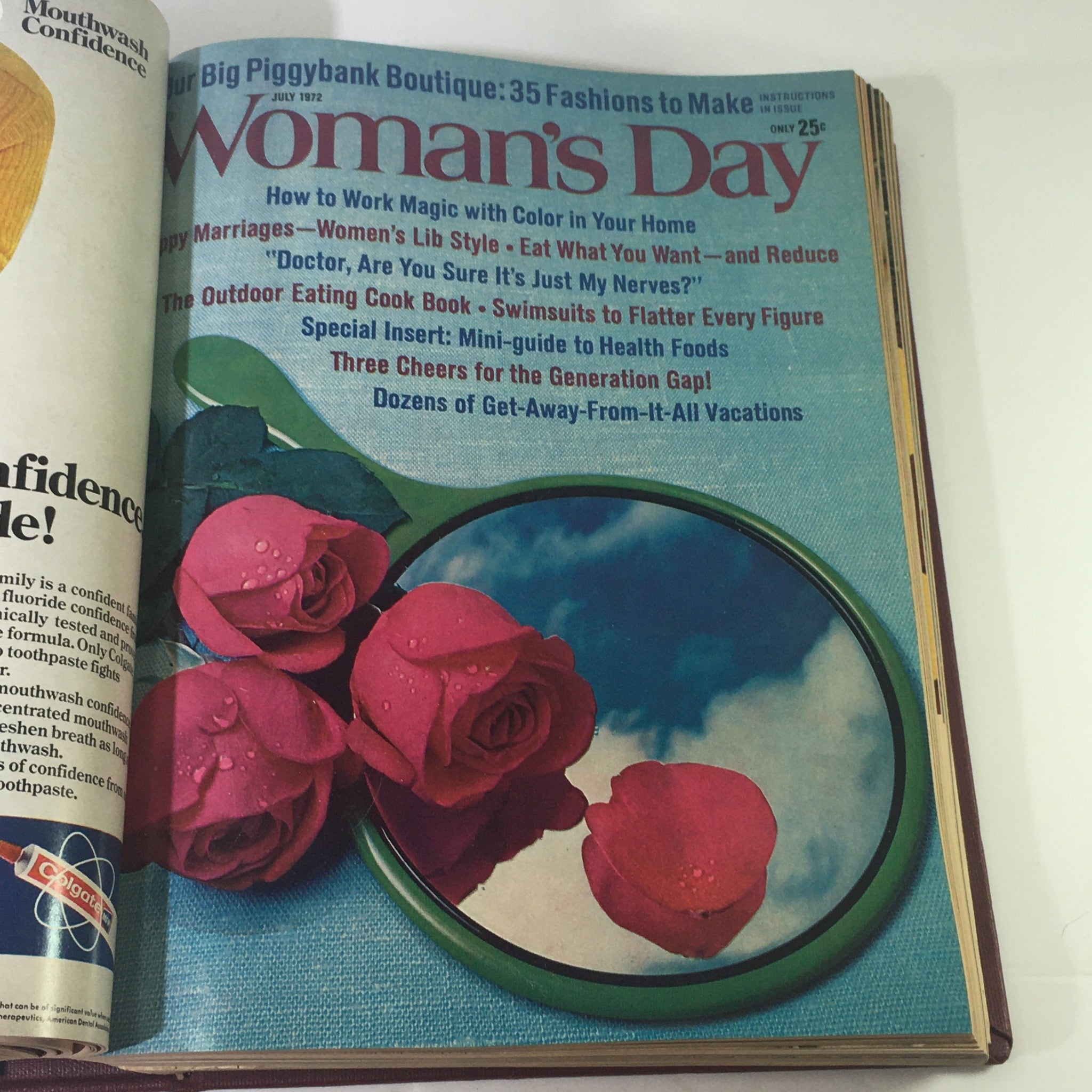 1972 Woman's Day Magazine Complete Year Round In One Book Compilation