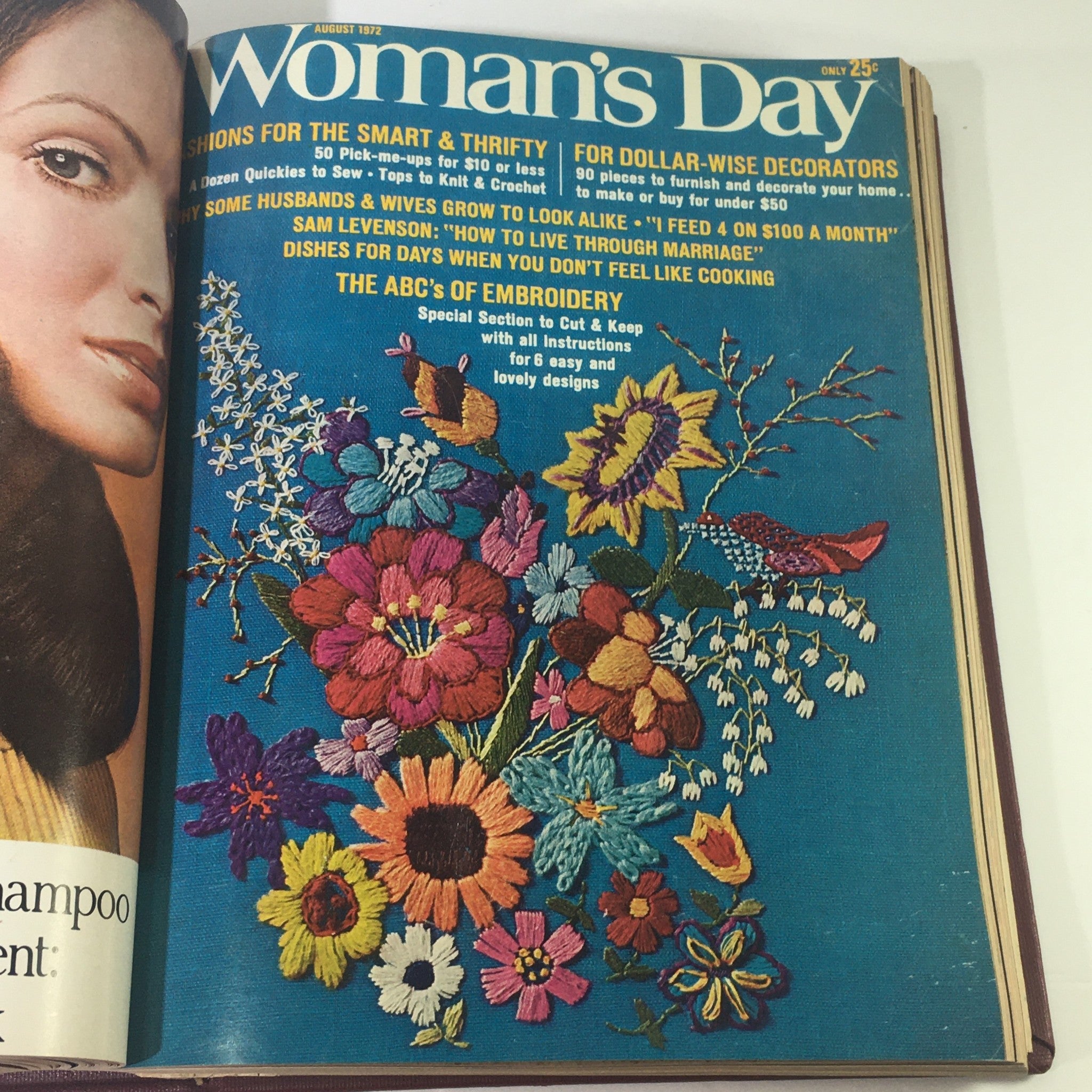 1972 Woman's Day Magazine Complete Year Round In One Book Compilation