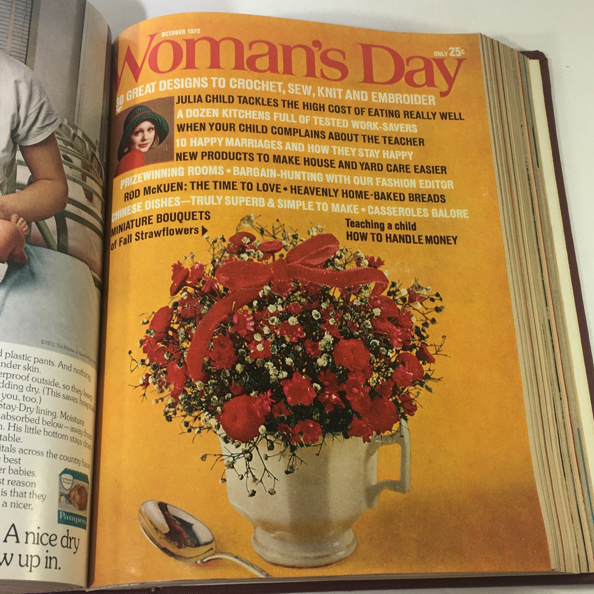 1972 Woman's Day Magazine Complete Year Round In One Book Compilation