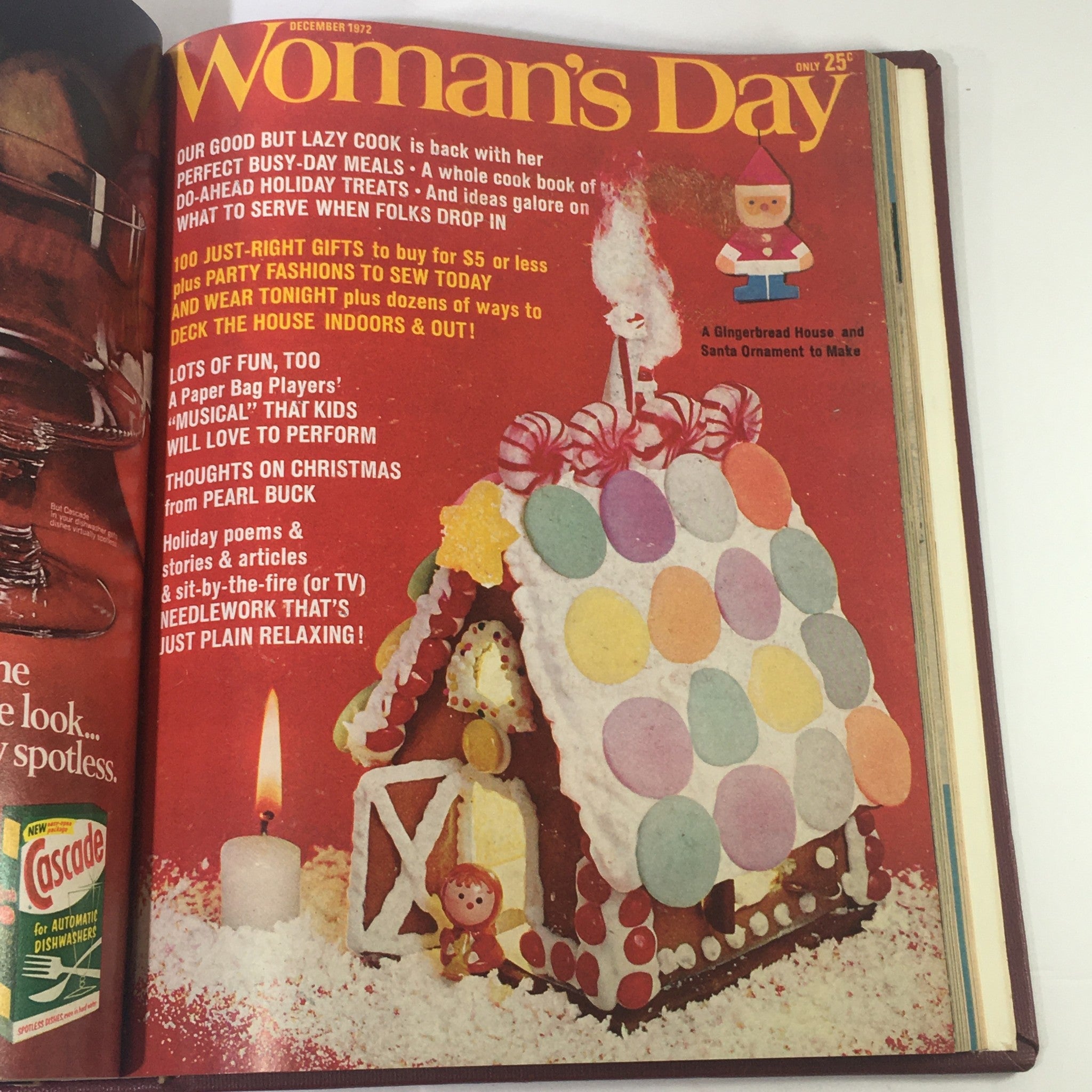 1972 Woman's Day Magazine Complete Year Round In One Book Compilation