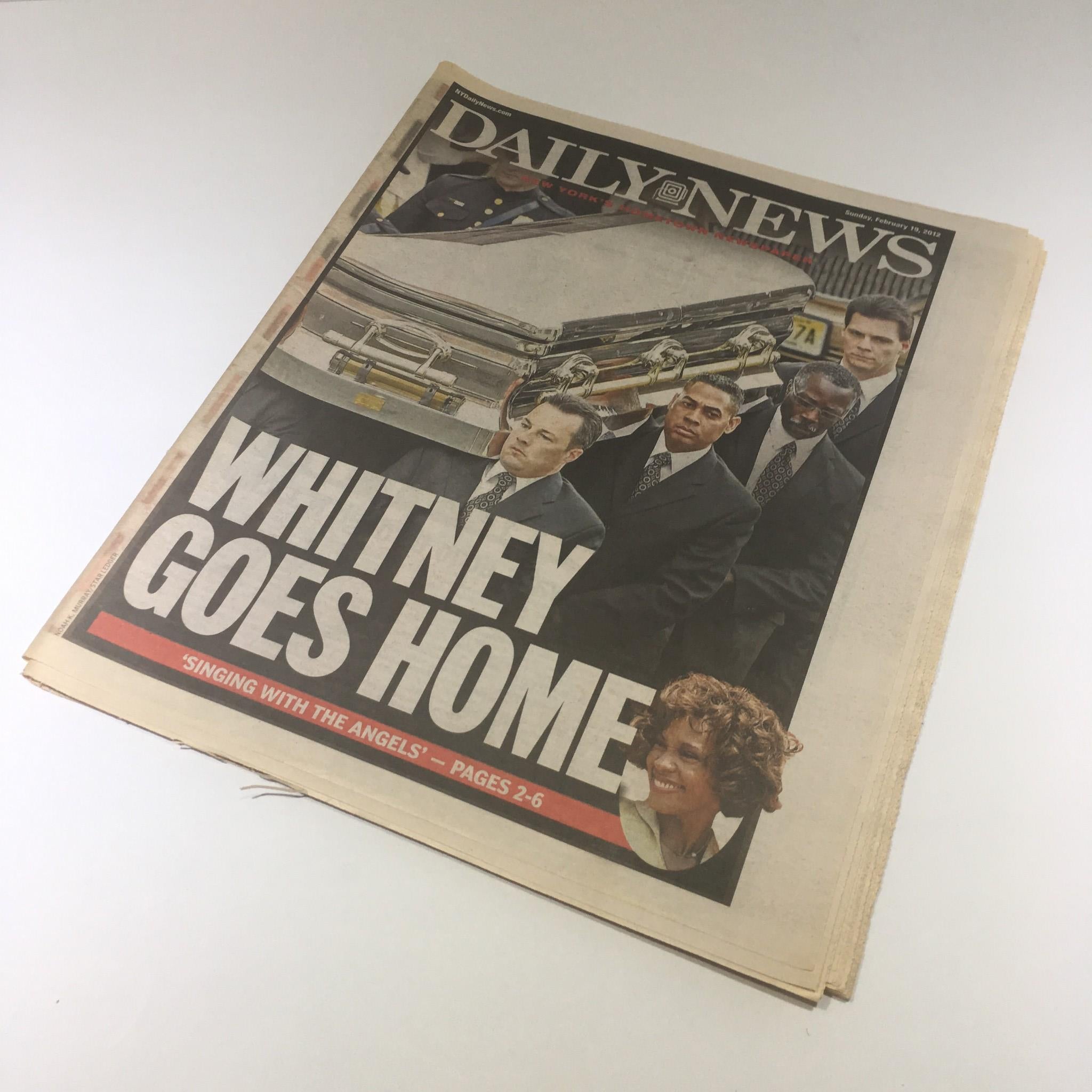 New York Daily News: Feb 19 2012, Whitney Goes Home