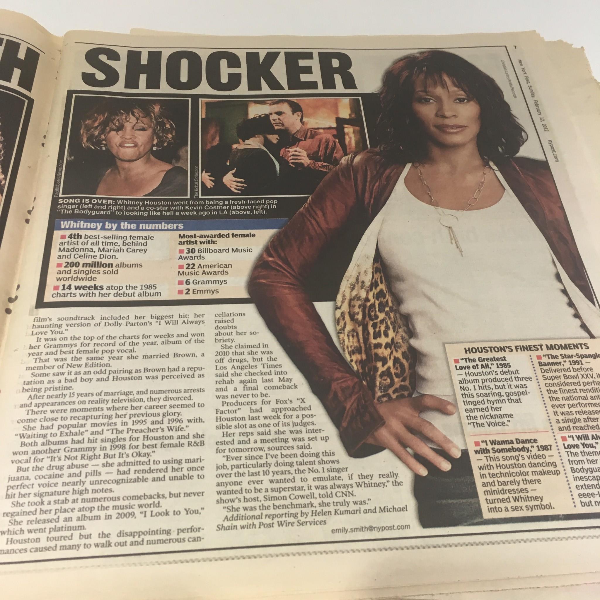 New York Post: Feb 12 2012, Queen of Pop Dead