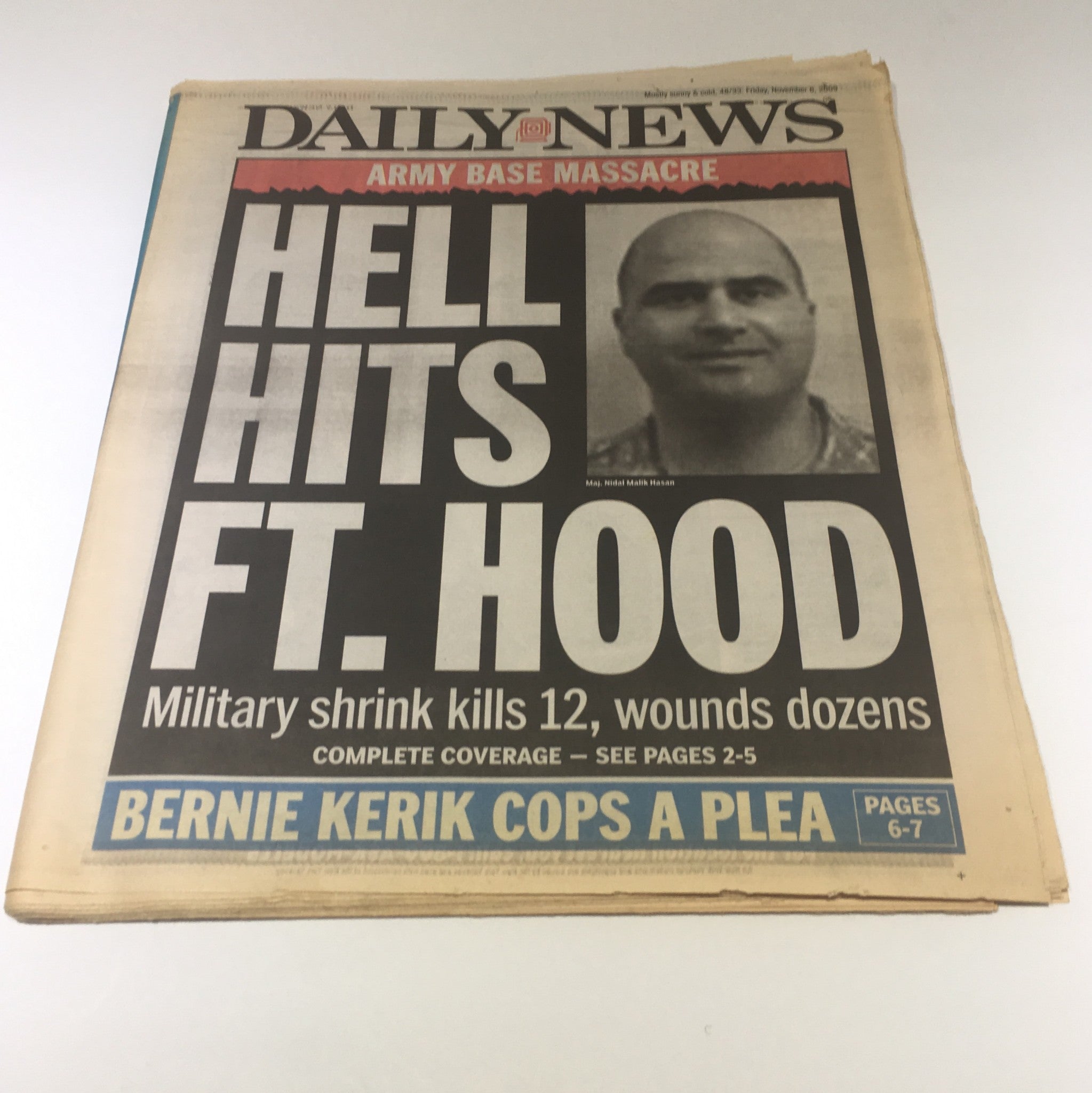 New York Daily News: Nov 6 2009, Hell Hits Ft. Hood