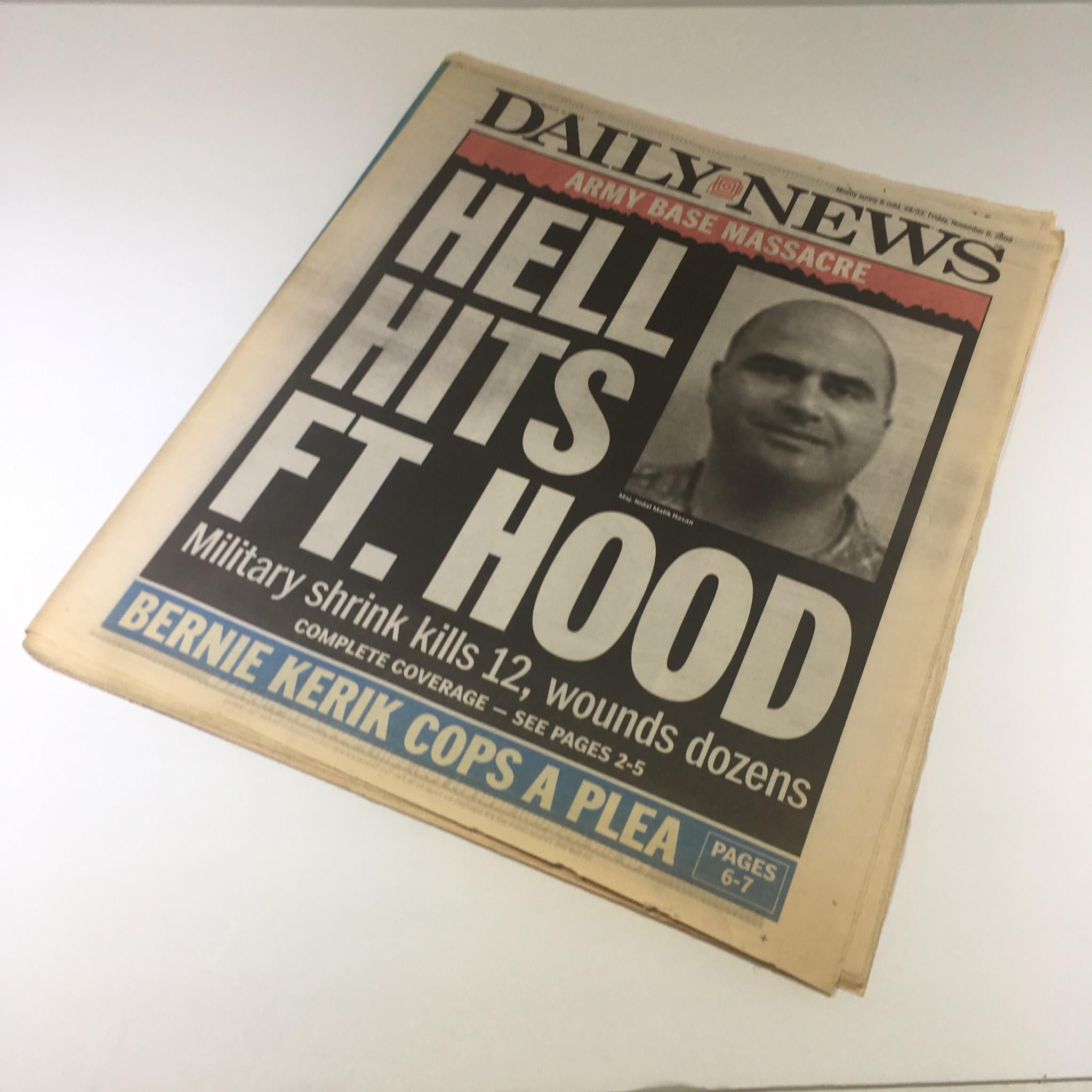 New York Daily News: Nov 6 2009, Hell Hits Ft. Hood