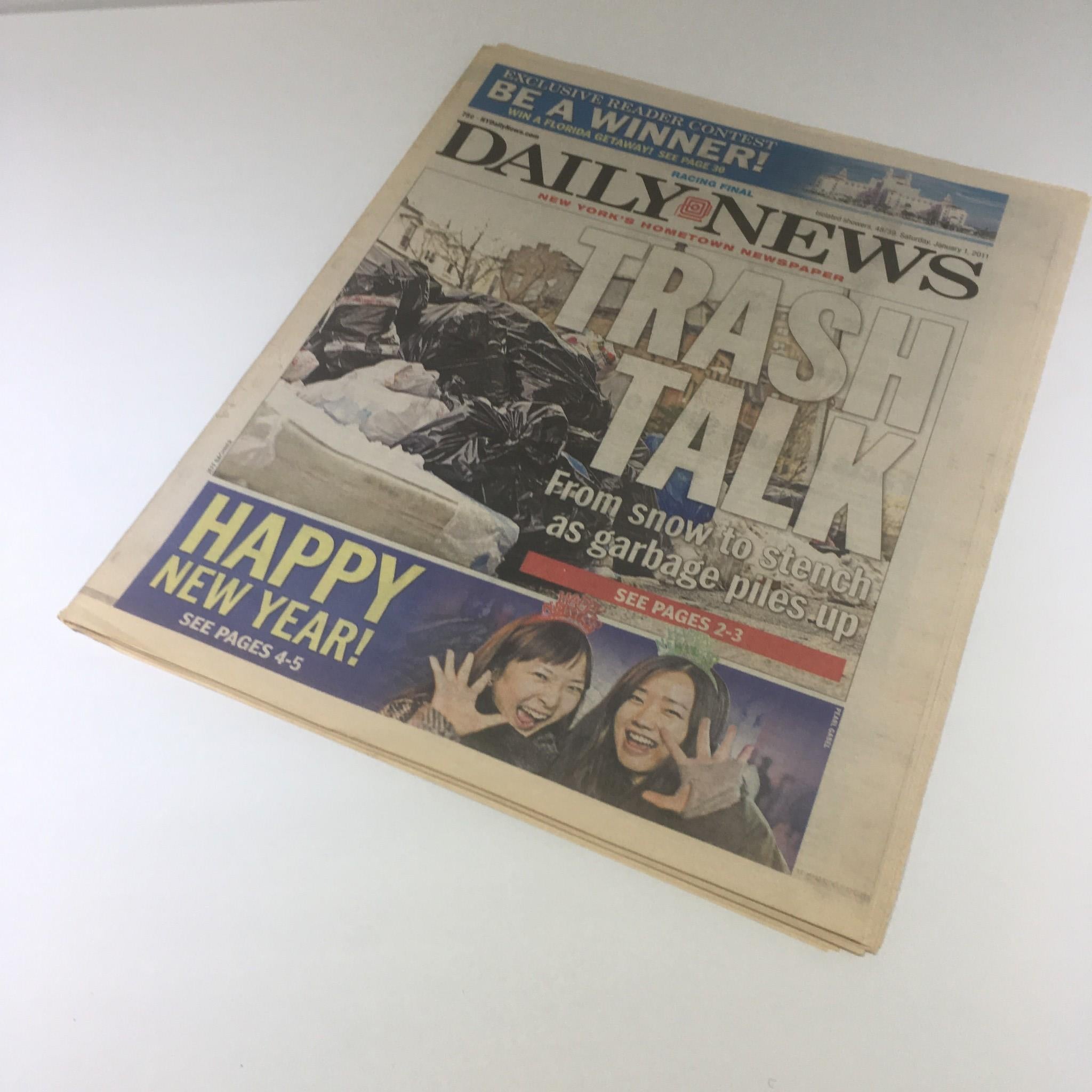 New York Daily News: Jan 1 2011, Trash Talk From Snow to Stench as Garbage Piles