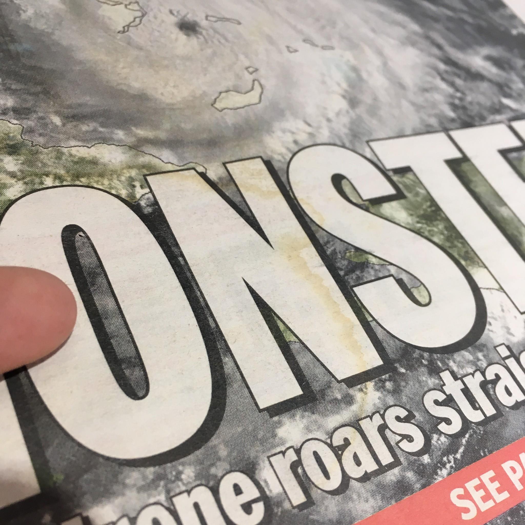 New York Daily News:8/25/11, Monster! Angry Irene Roars Straight for U.S & City