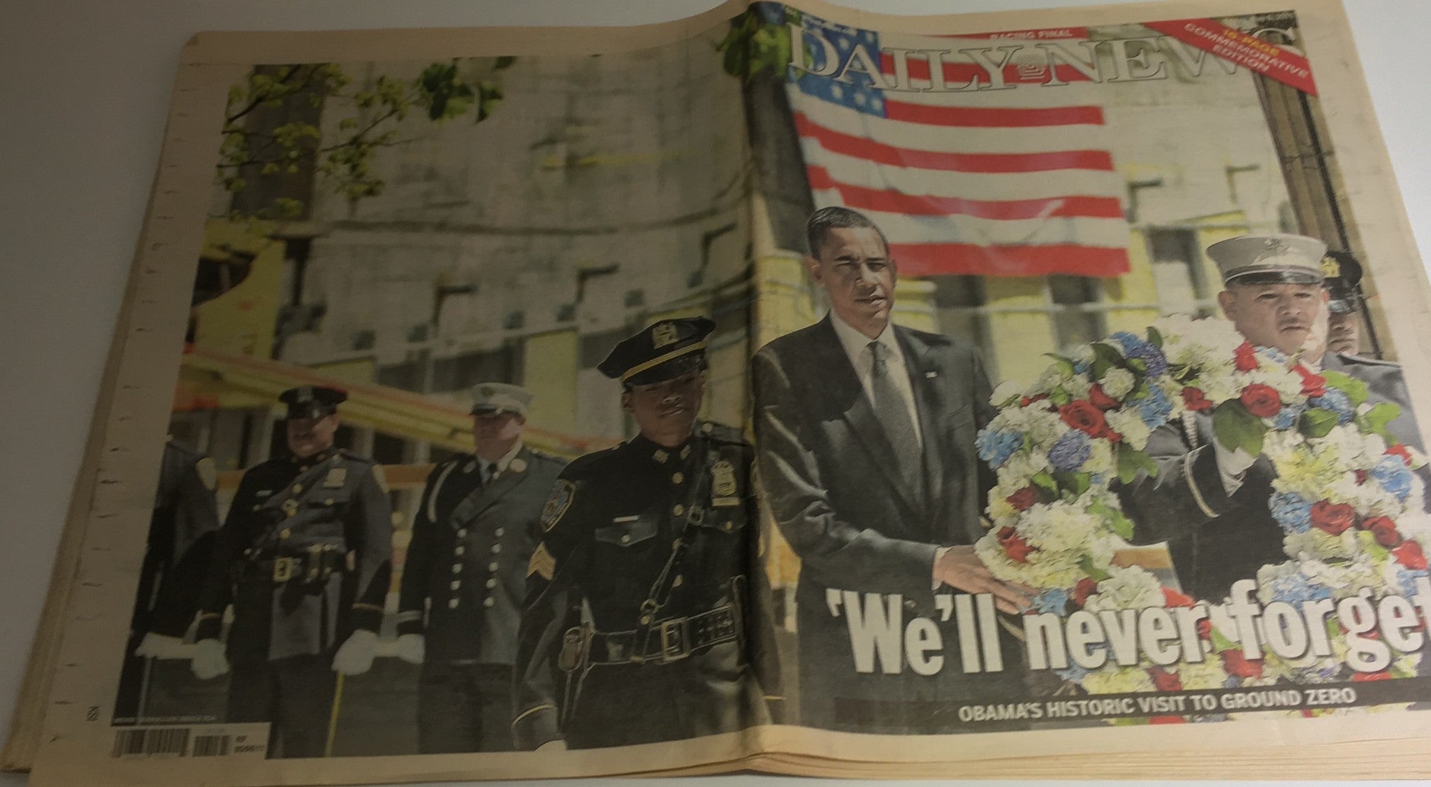 NY Daily News:5/6/2011,We'll Never Forget, Obama's Historic Visit 2 Ground 0