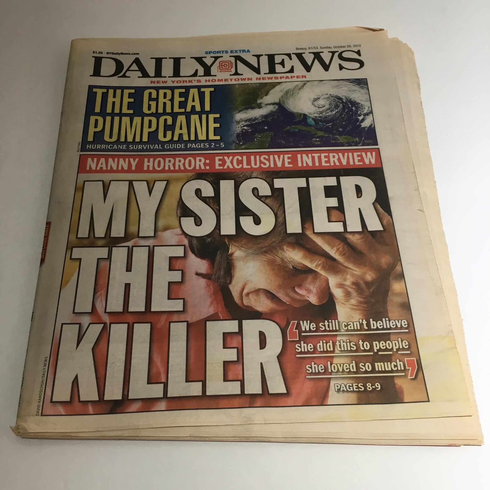 New York Daily News: Oct 28 2012, My Sister the Killer