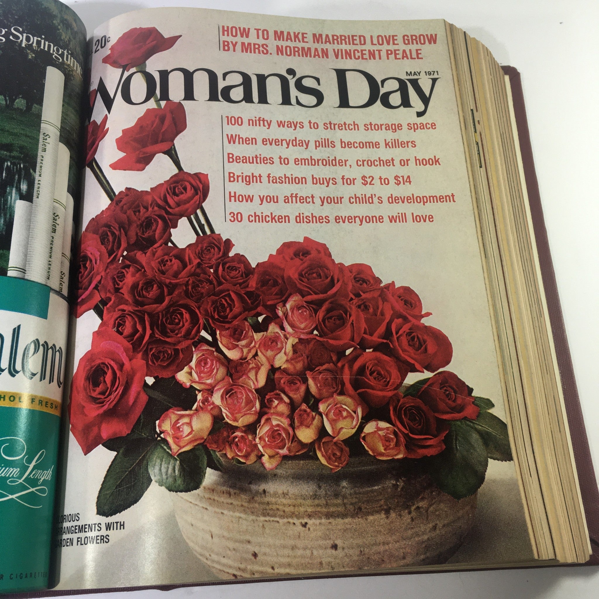 1971 Woman's Day Magazine Complete Year Round In One Book Compilation