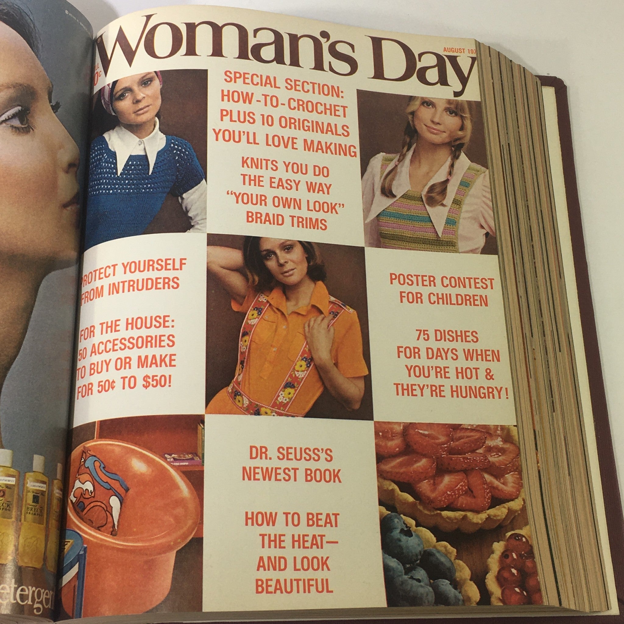 1971 Woman's Day Magazine Complete Year Round In One Book Compilation