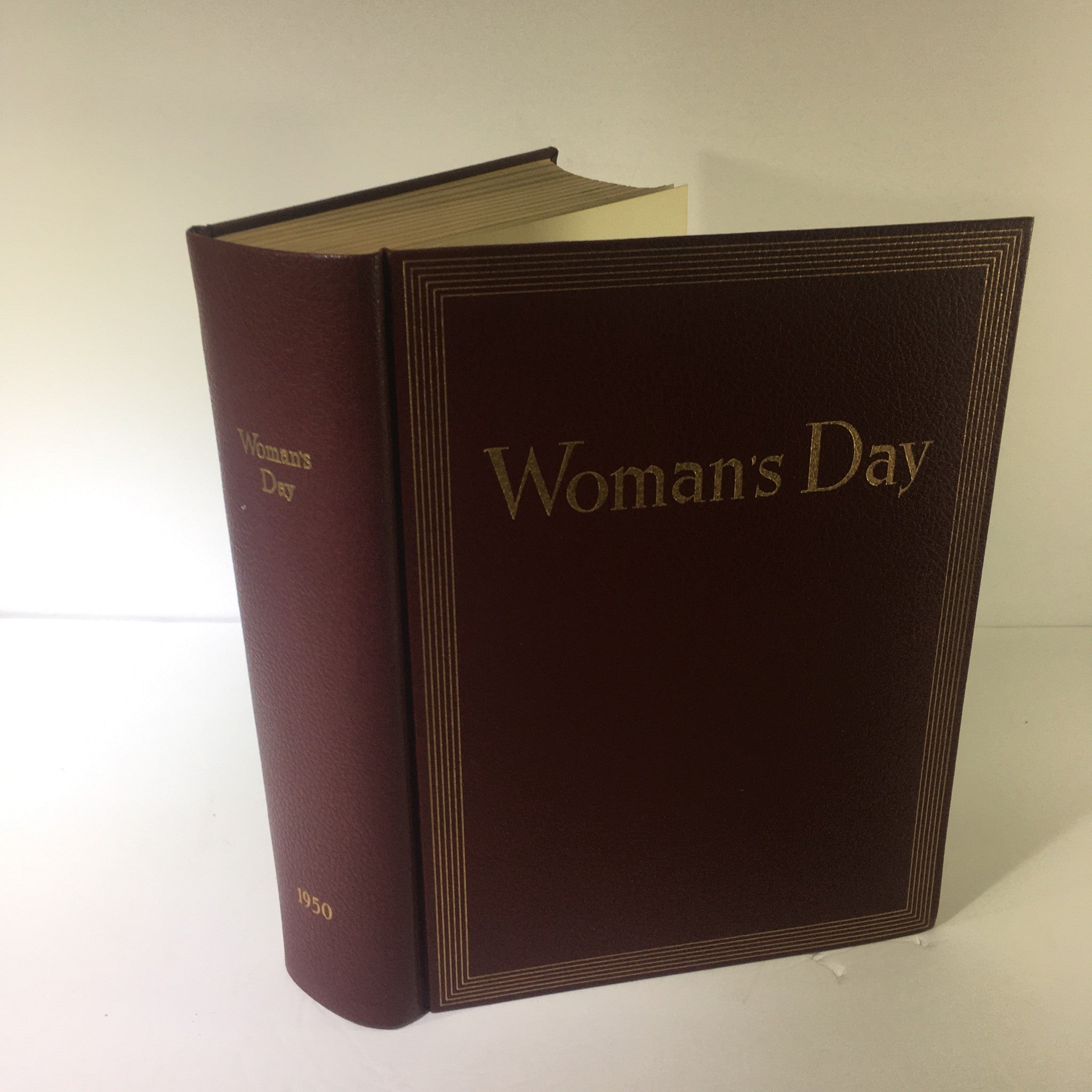 1950 Woman's Day Magazine Complete Year Round In One Book Compilation