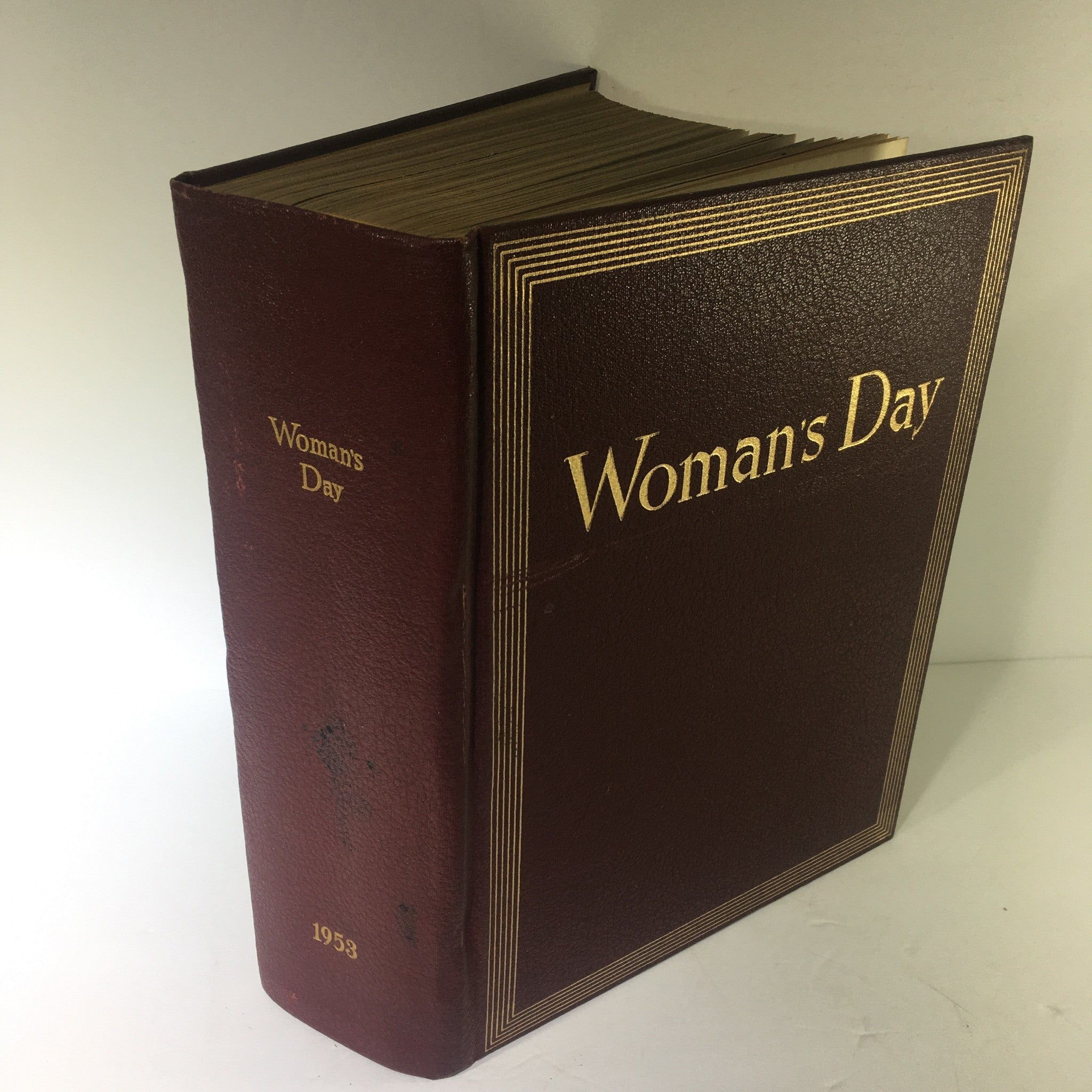 1953 Woman's Day Magazine Complete Year Round In One Book Compilation