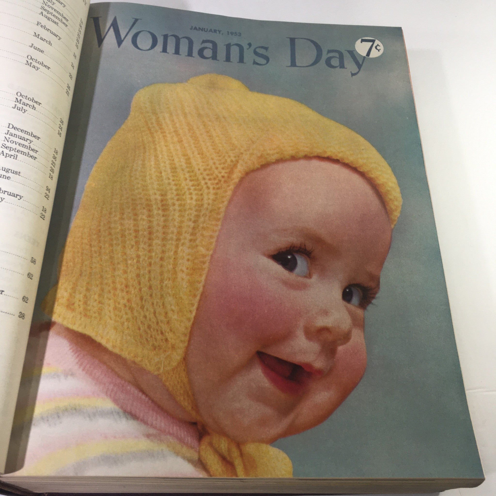 1953 Woman's Day Magazine Complete Year Round In One Book Compilation