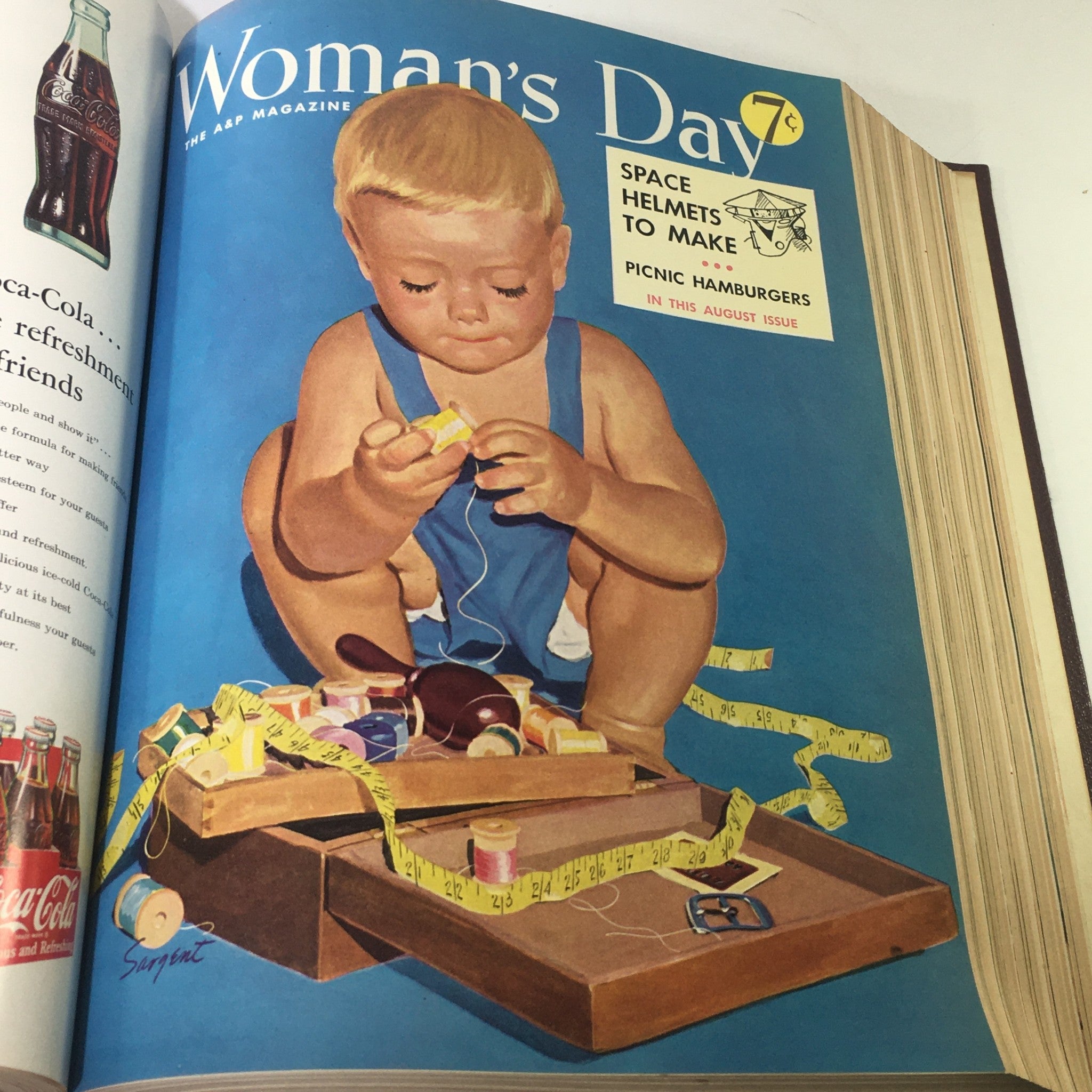 1953 Woman's Day Magazine Complete Year Round In One Book Compilation