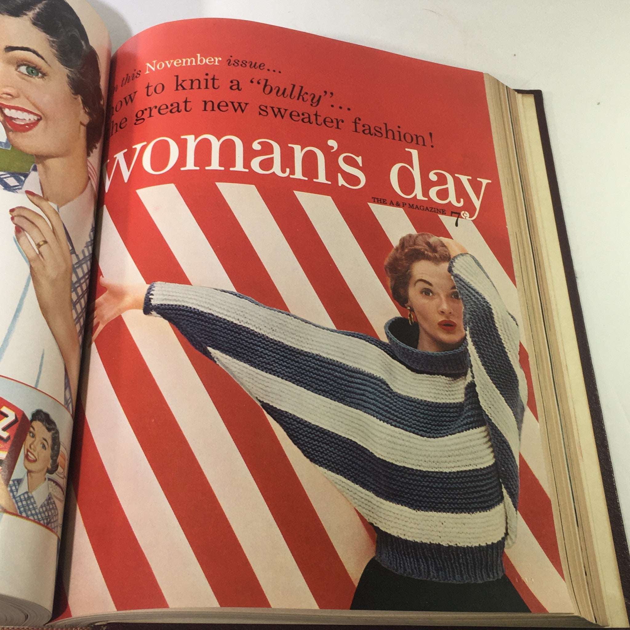 1953 Woman's Day Magazine Complete Year Round In One Book Compilation