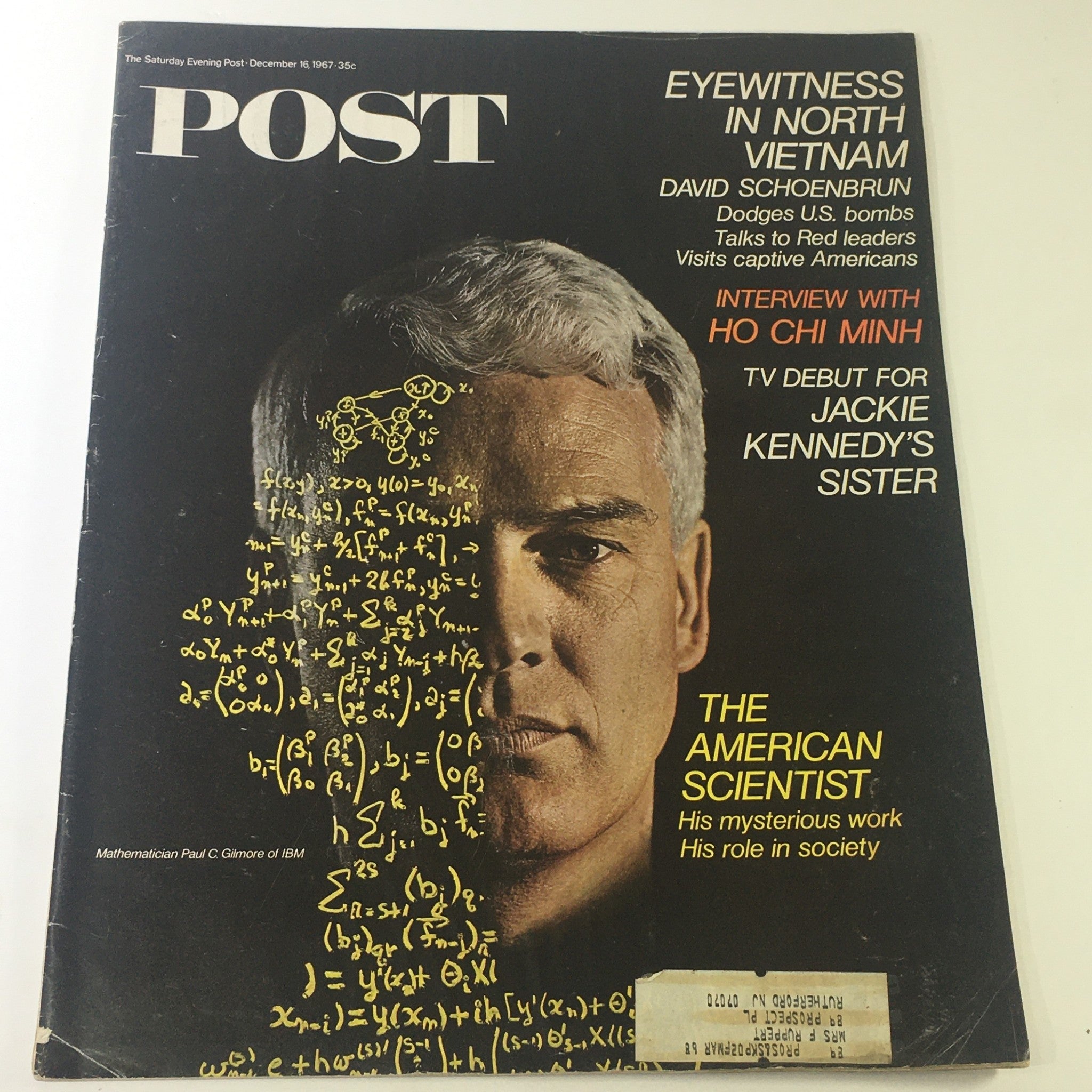 VTG The Saturday Evening Post December 16 1967 - Paul C. Gilmore of IBM