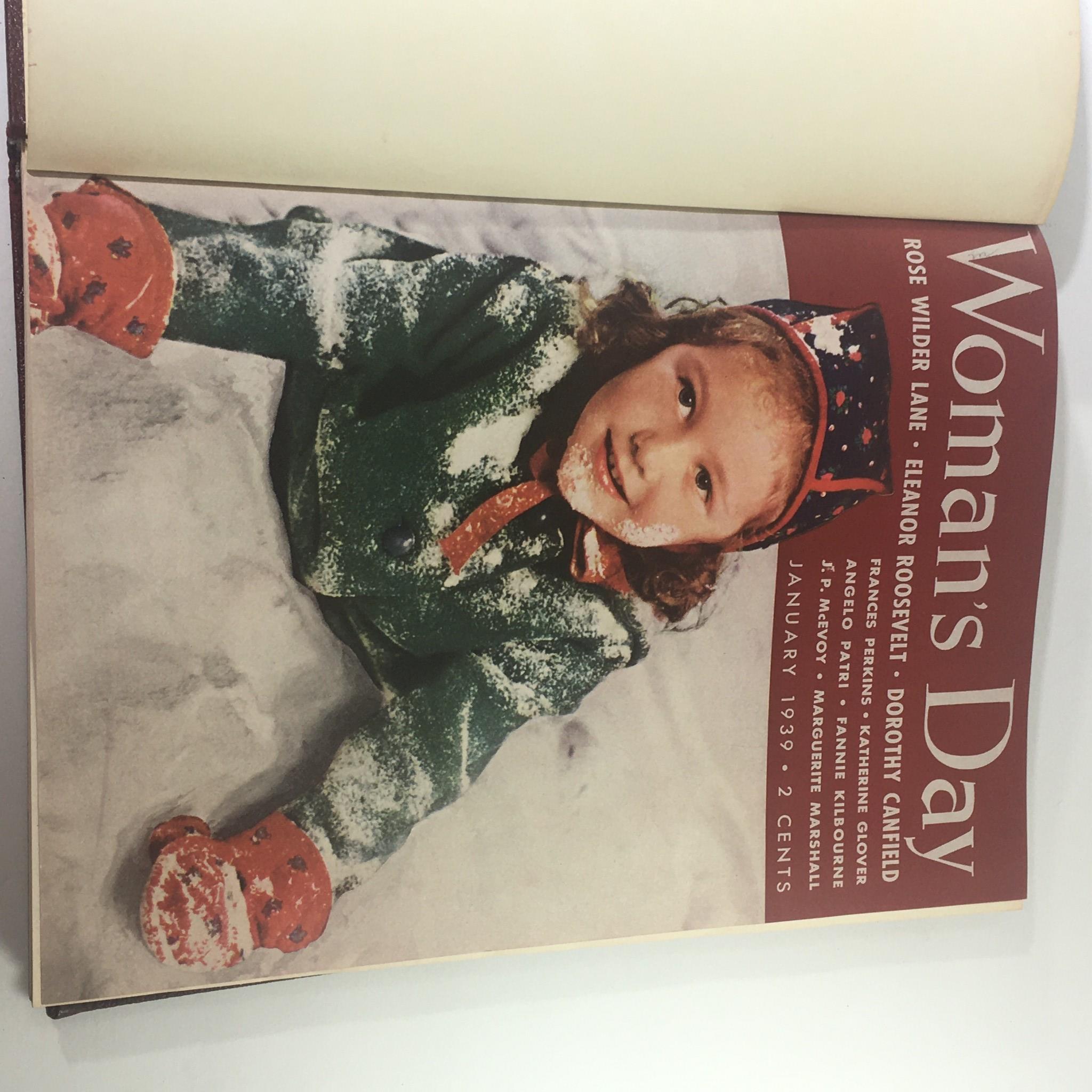 1939 Woman's Day Magazine Complete Year Round In One Book Compilation