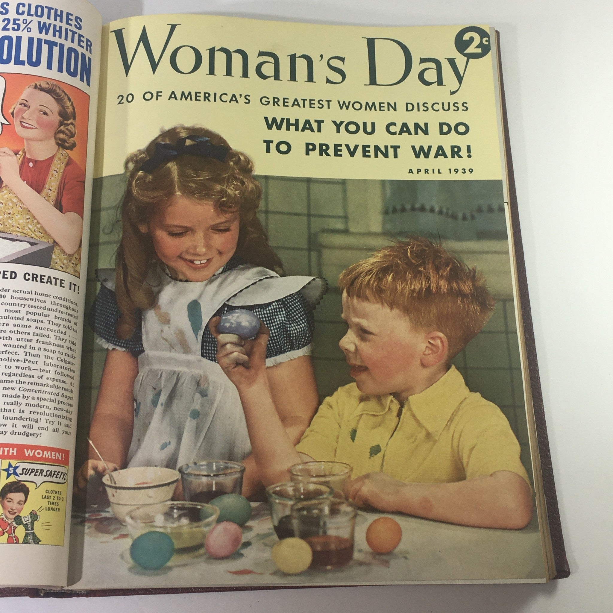 1939 Woman's Day Magazine Complete Year Round In One Book Compilation