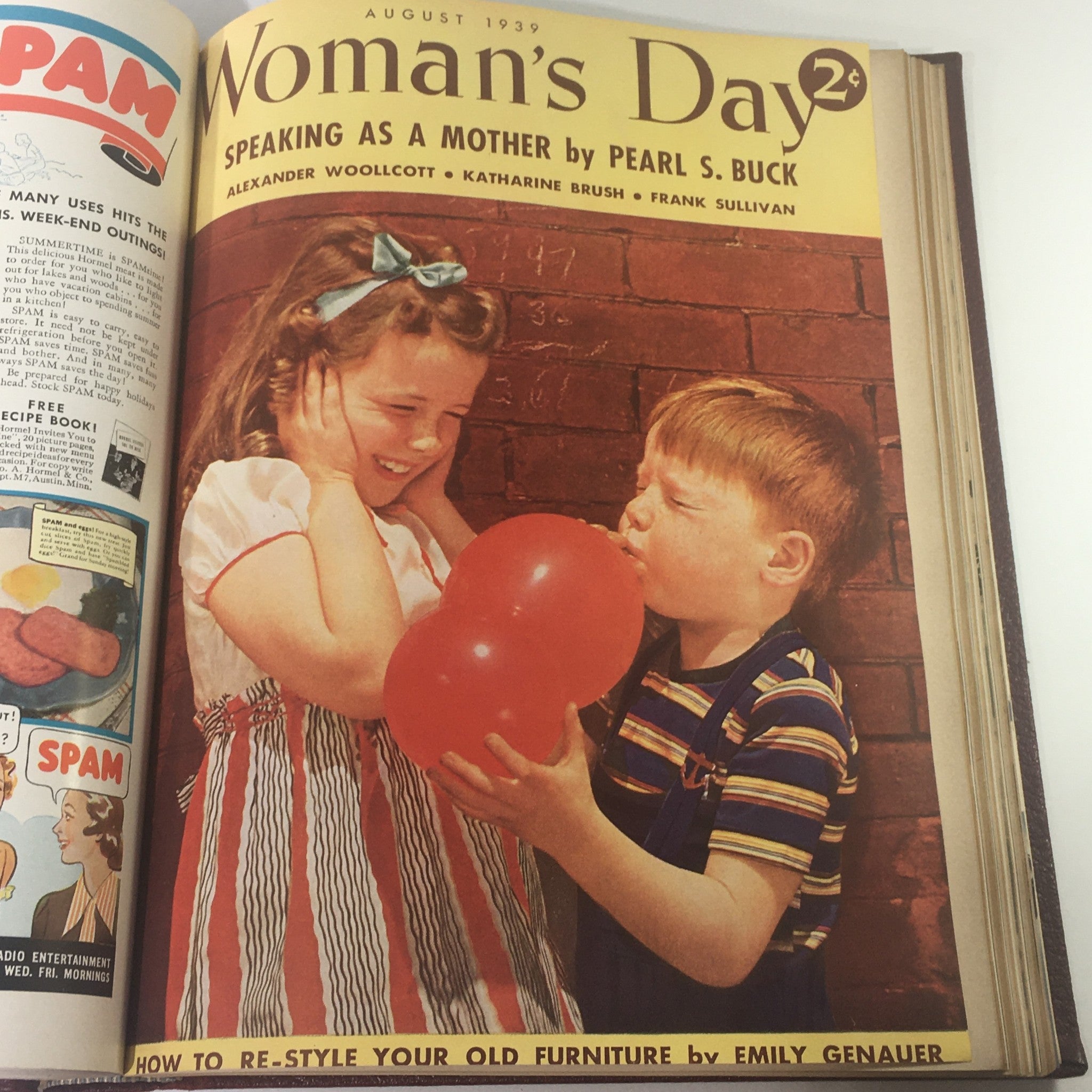 1939 Woman's Day Magazine Complete Year Round In One Book Compilation