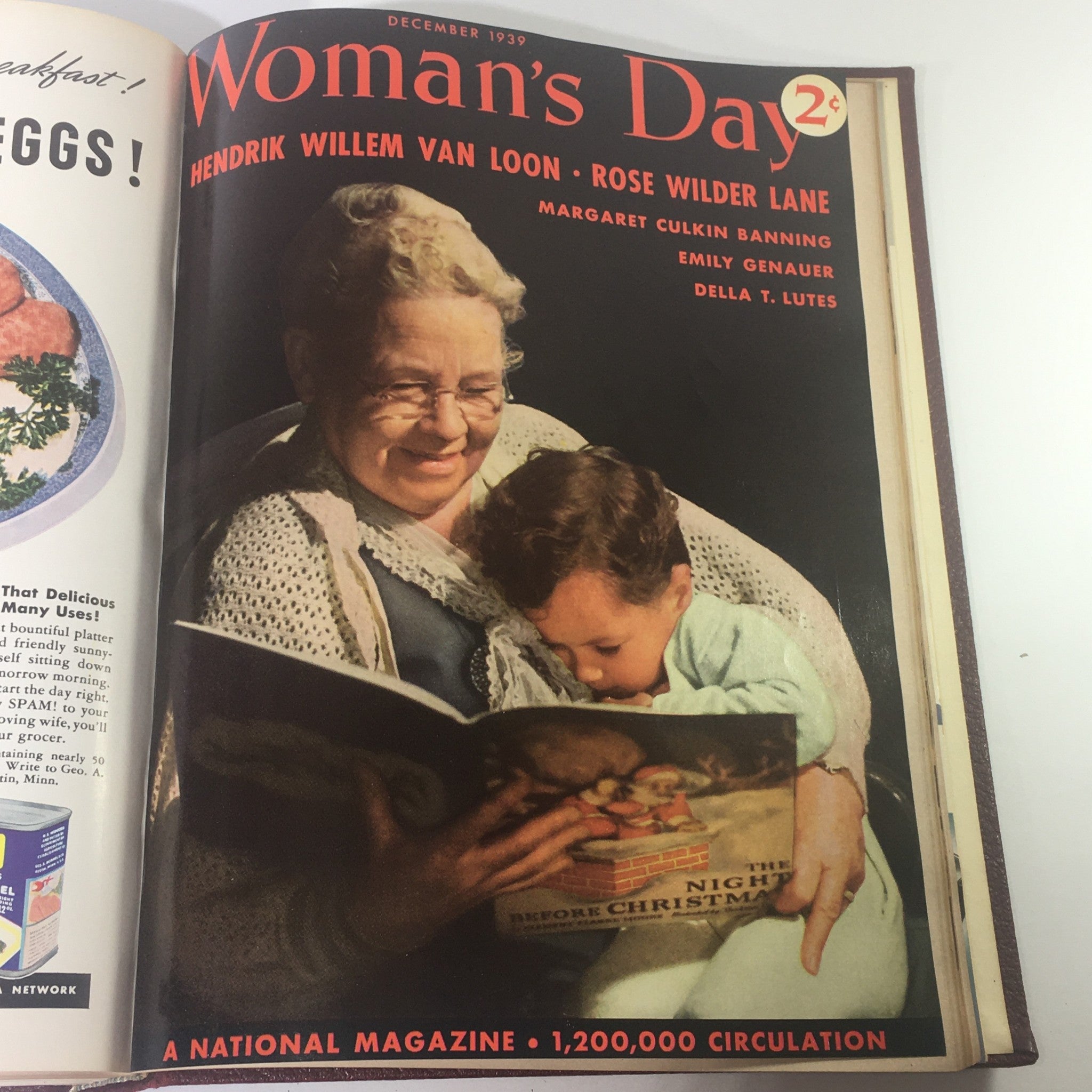 1939 Woman's Day Magazine Complete Year Round In One Book Compilation