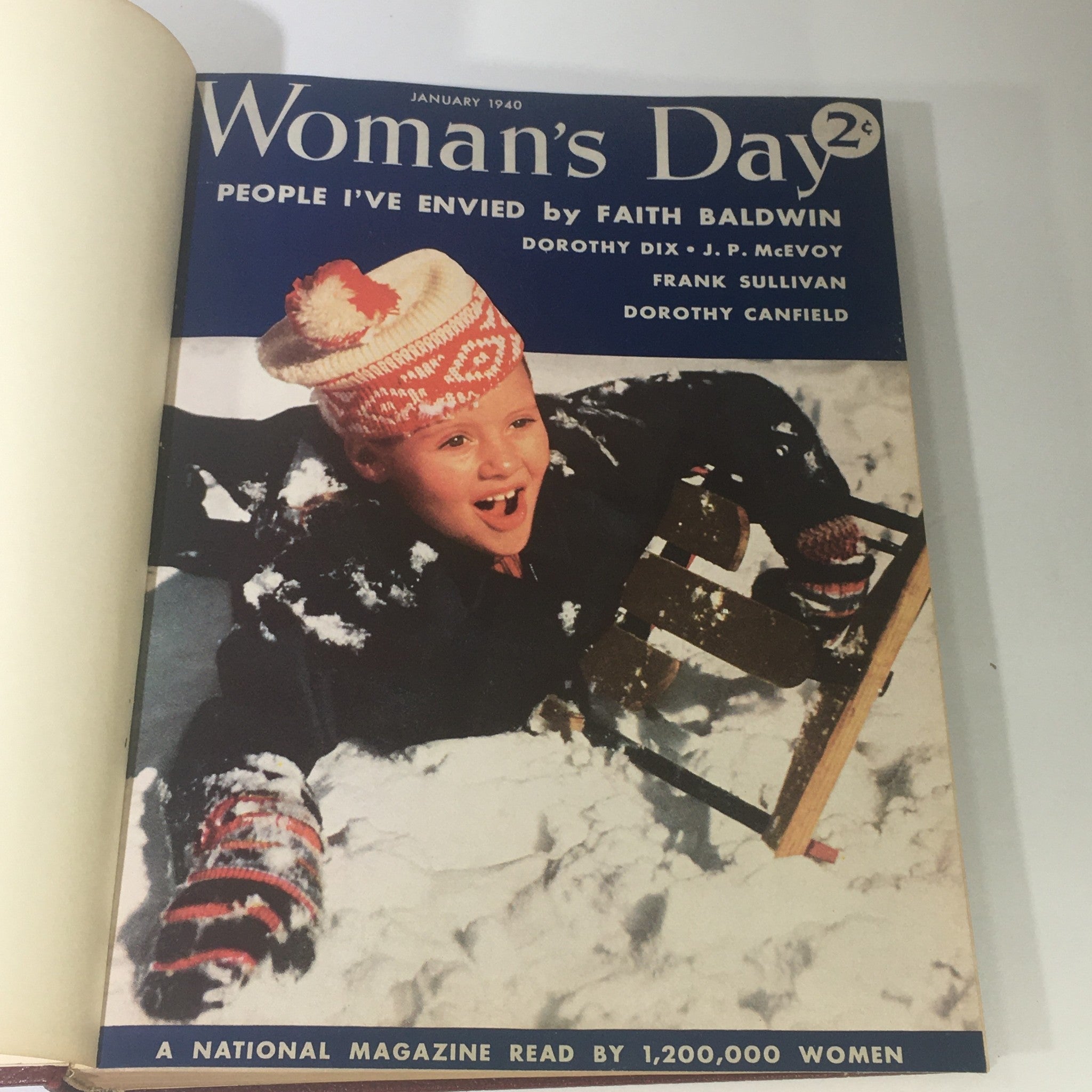 1940 Woman's Day Magazine Complete Year Round In One Book Compilation