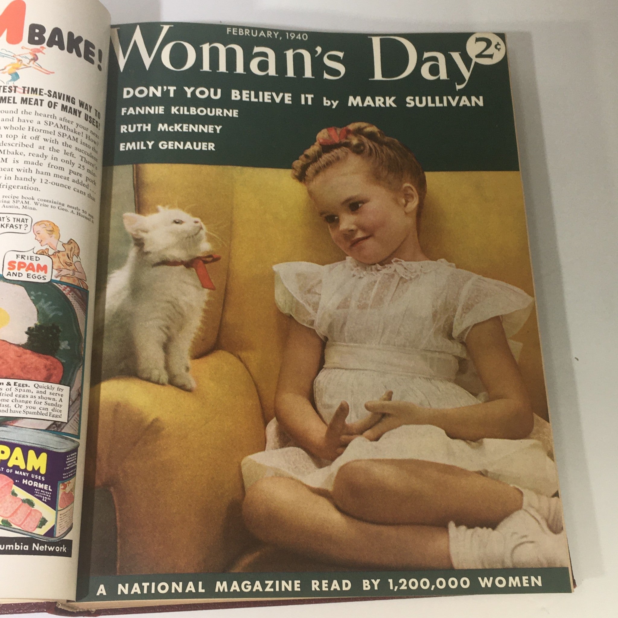 1940 Woman's Day Magazine Complete Year Round In One Book Compilation