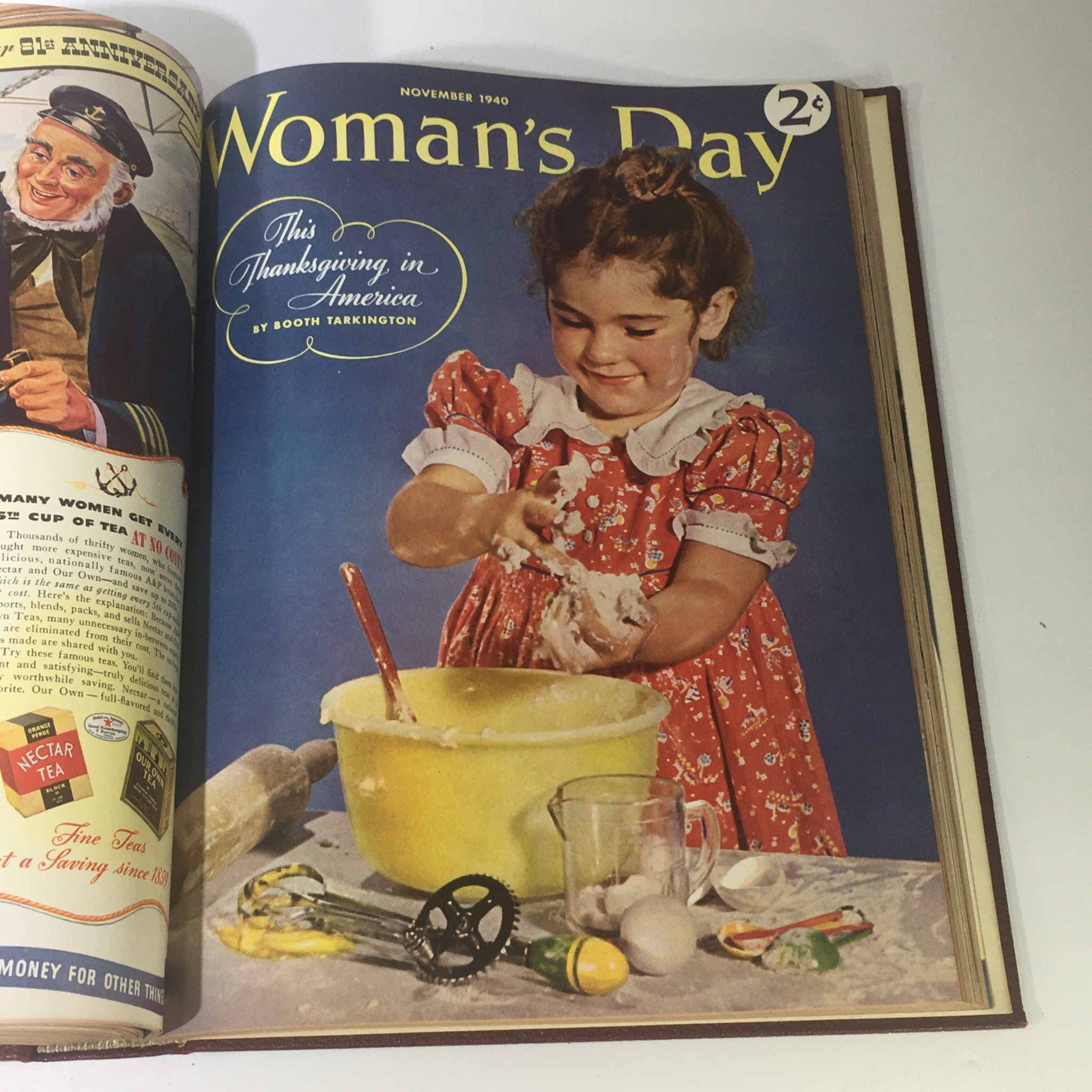 1940 Woman's Day Magazine Complete Year Round In One Book Compilation