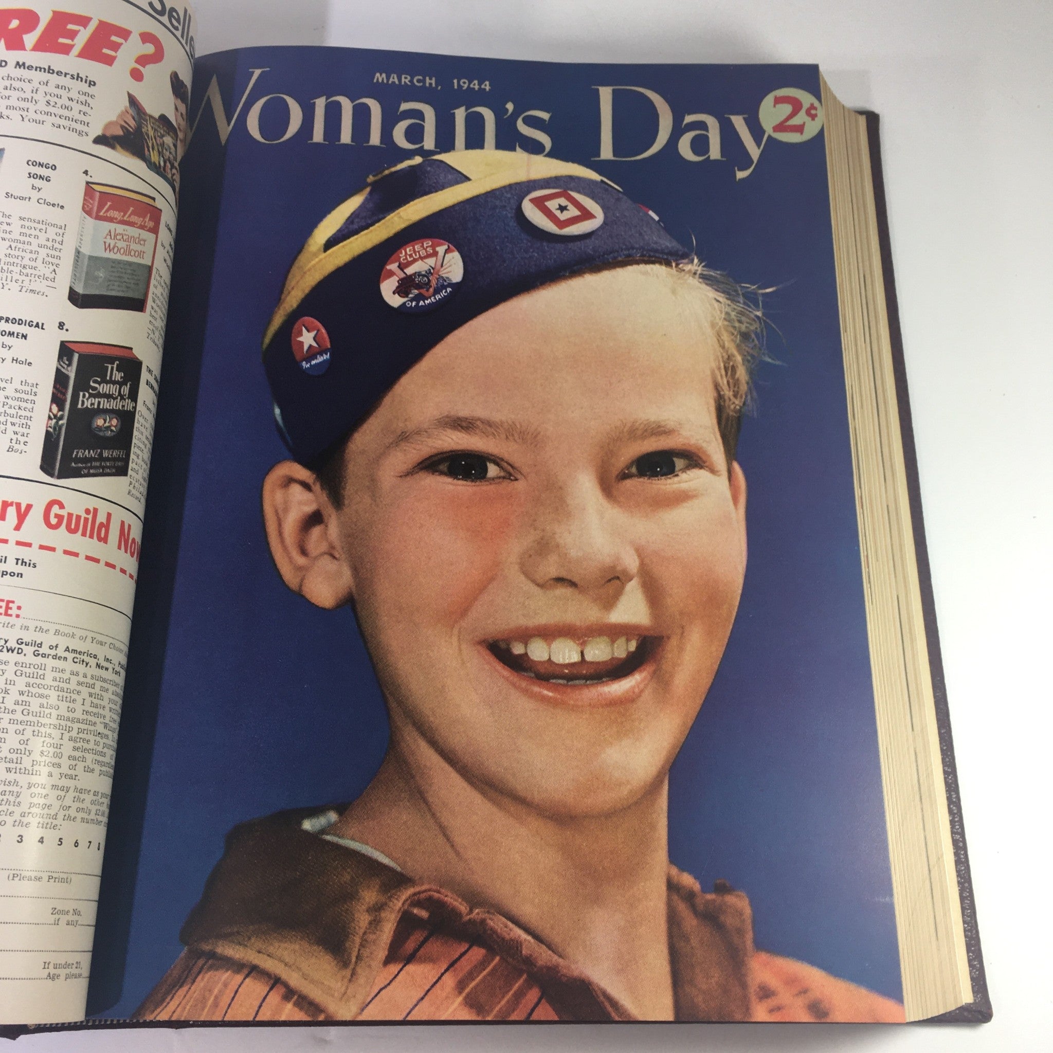 1944 Woman's Day Magazine Complete Year Round In One Book Compilation