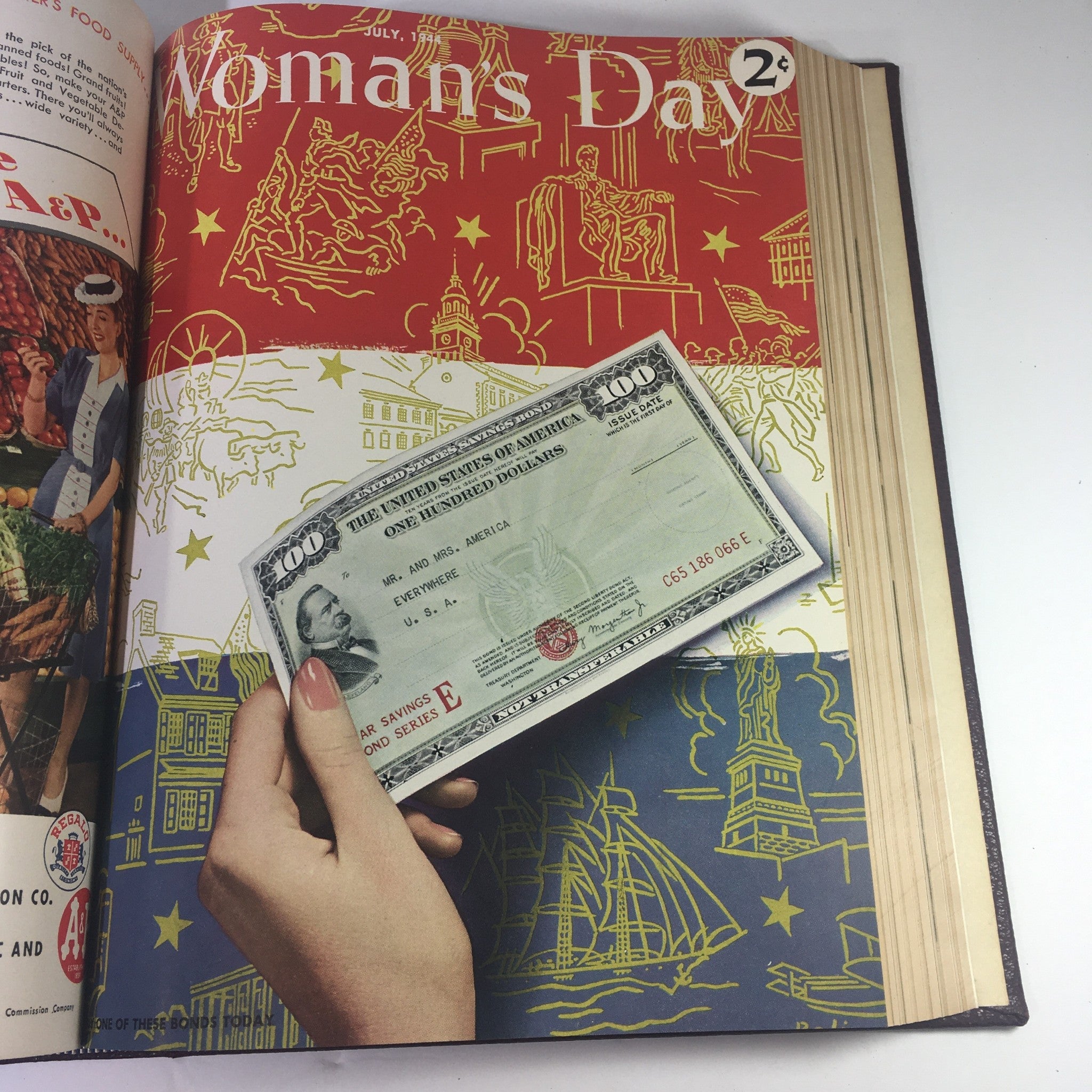 1944 Woman's Day Magazine Complete Year Round In One Book Compilation