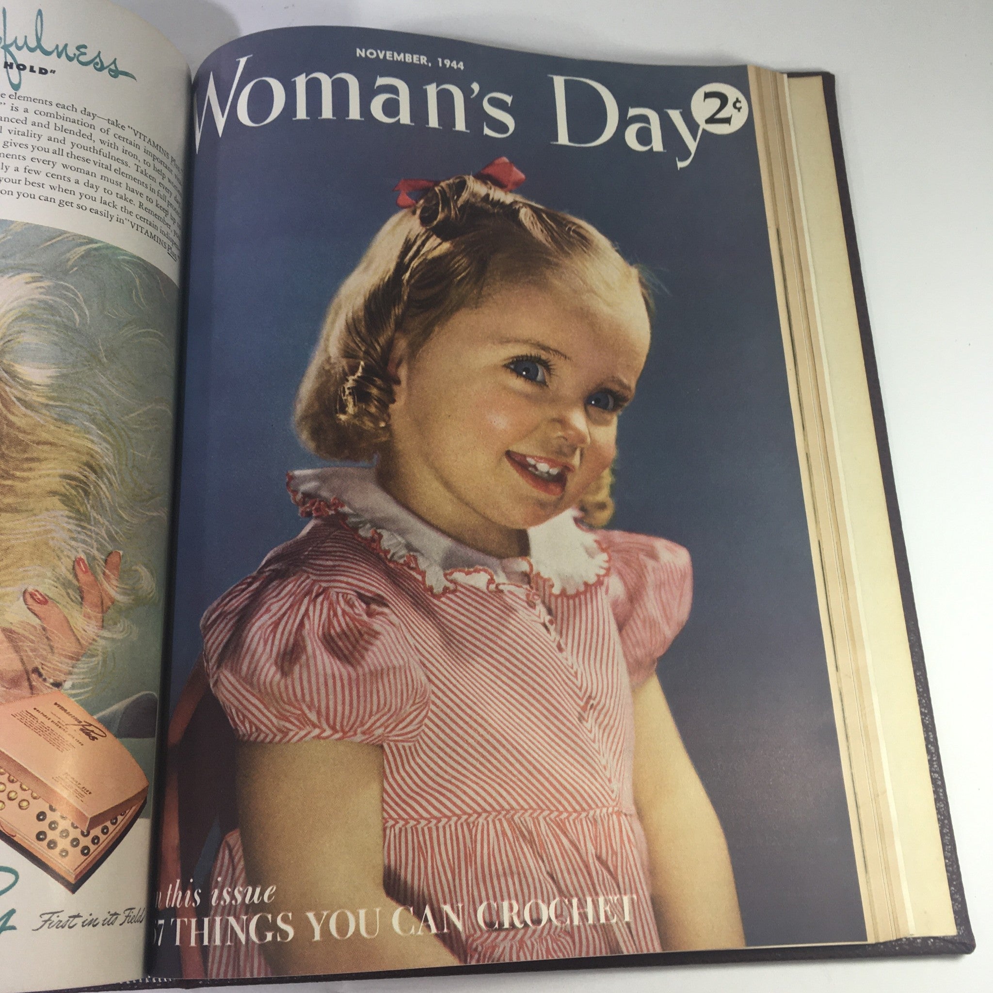 1944 Woman's Day Magazine Complete Year Round In One Book Compilation