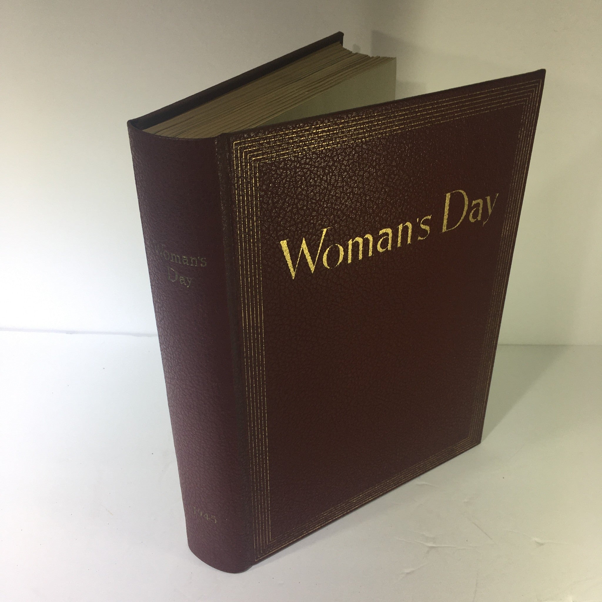 1945 Woman's Day Magazine Complete Year Round In One Book Compilation