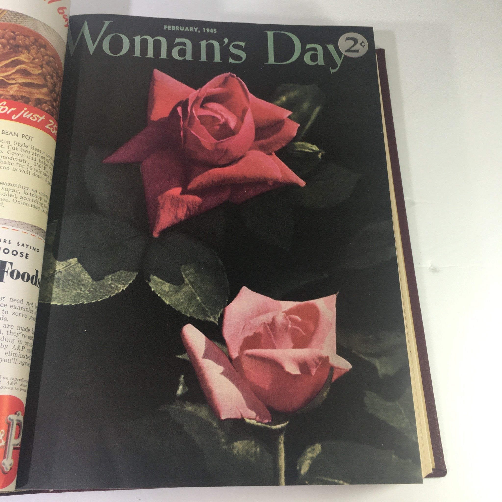 1945 Woman's Day Magazine Complete Year Round In One Book Compilation