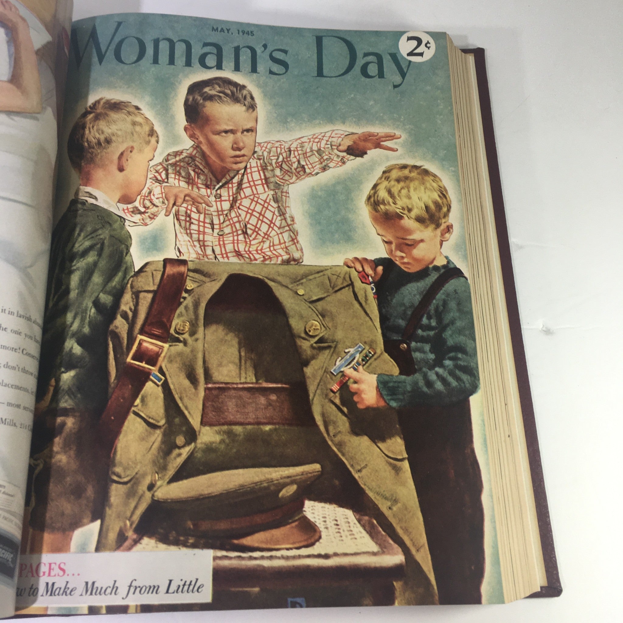 1945 Woman's Day Magazine Complete Year Round In One Book Compilation