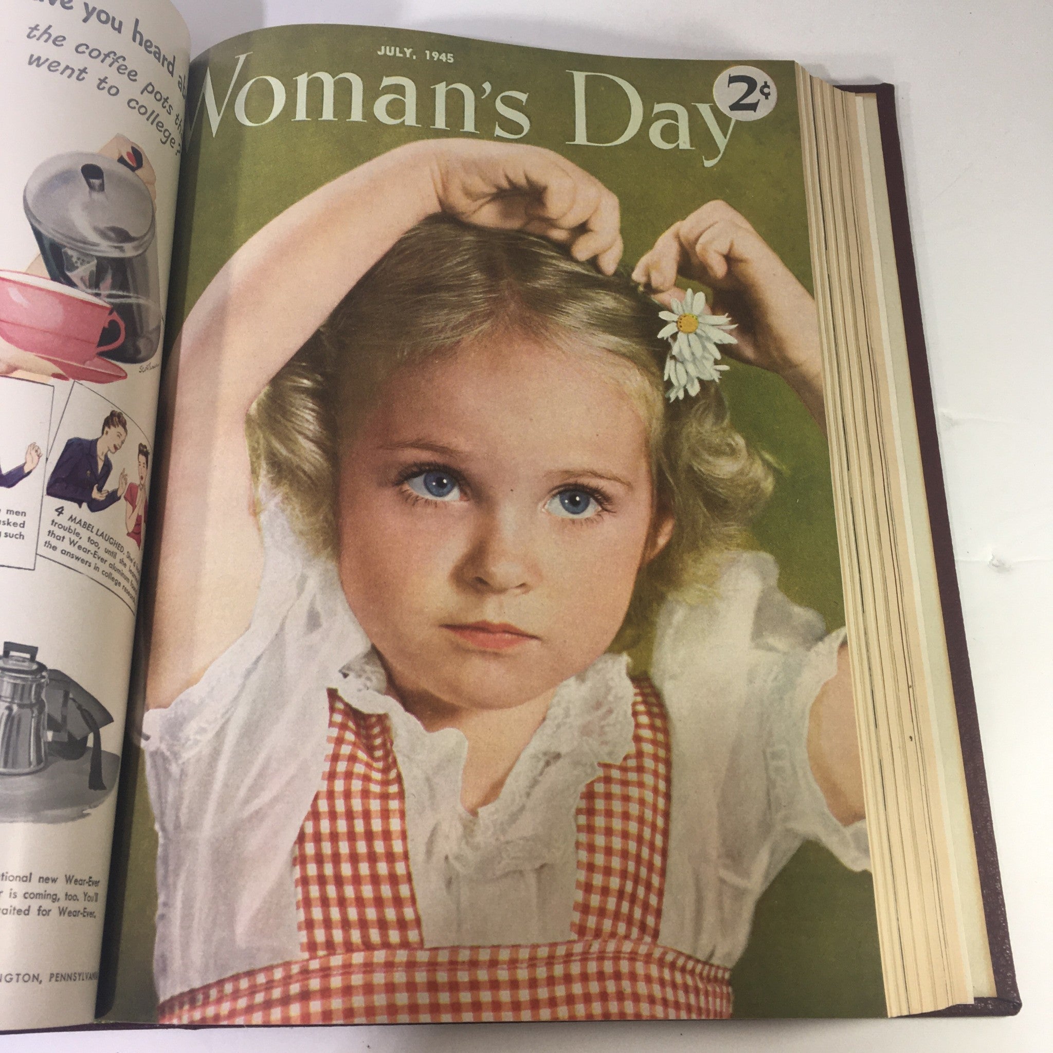 1945 Woman's Day Magazine Complete Year Round In One Book Compilation