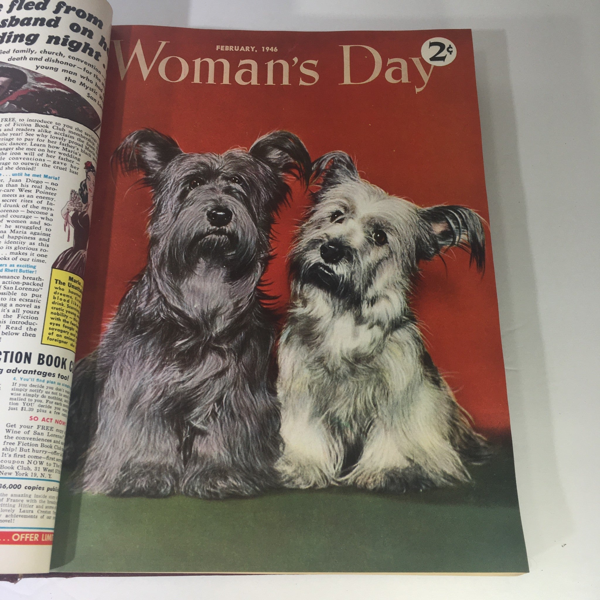 1946 Woman's Day Magazine Complete Year Round In One Book Compilation