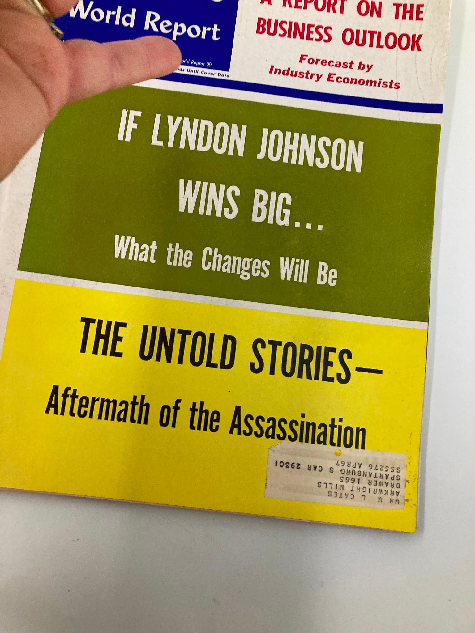 US News & World Report Magazine October 12 1964 If Lyndon Johnson Wins Big