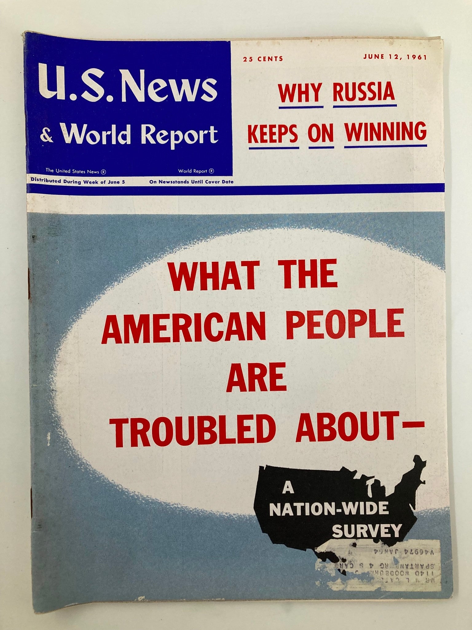 US News & World Report Magazine June 12 1961 Why Russia Keeps on Winning