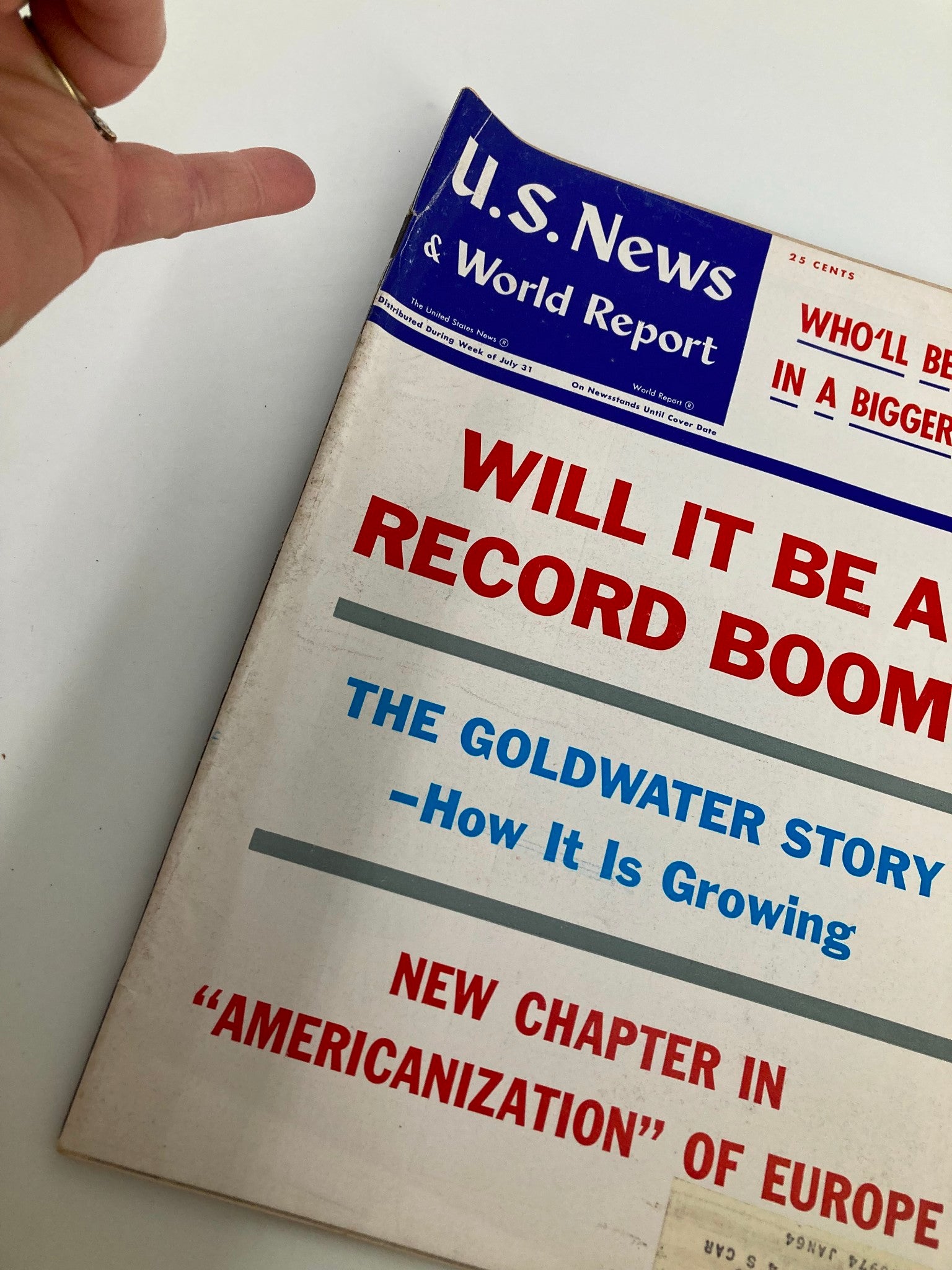 US News & World Report Magazine August 7 1961 Will It Be A Record Boom?