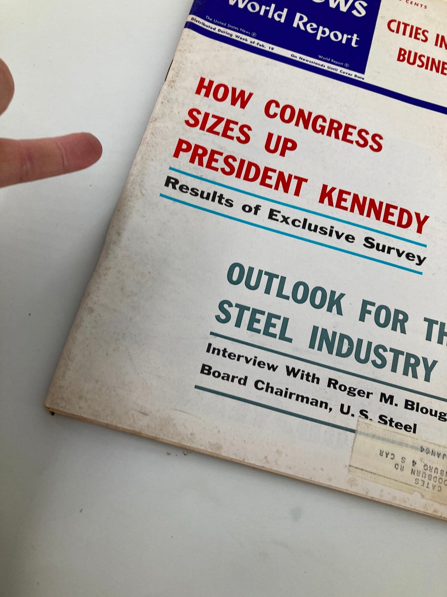 US News & World Report Magazine February 26 1962 How Congress Sizes Up Kennedy