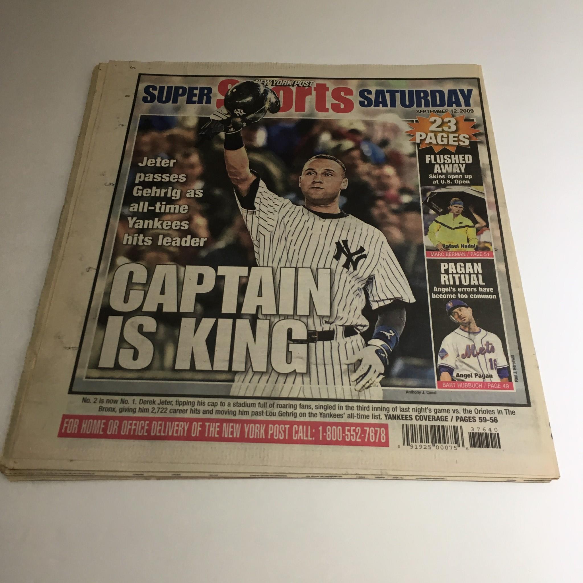 NY Post: Sept 12 2009, Jeter is Yankees' New King of King