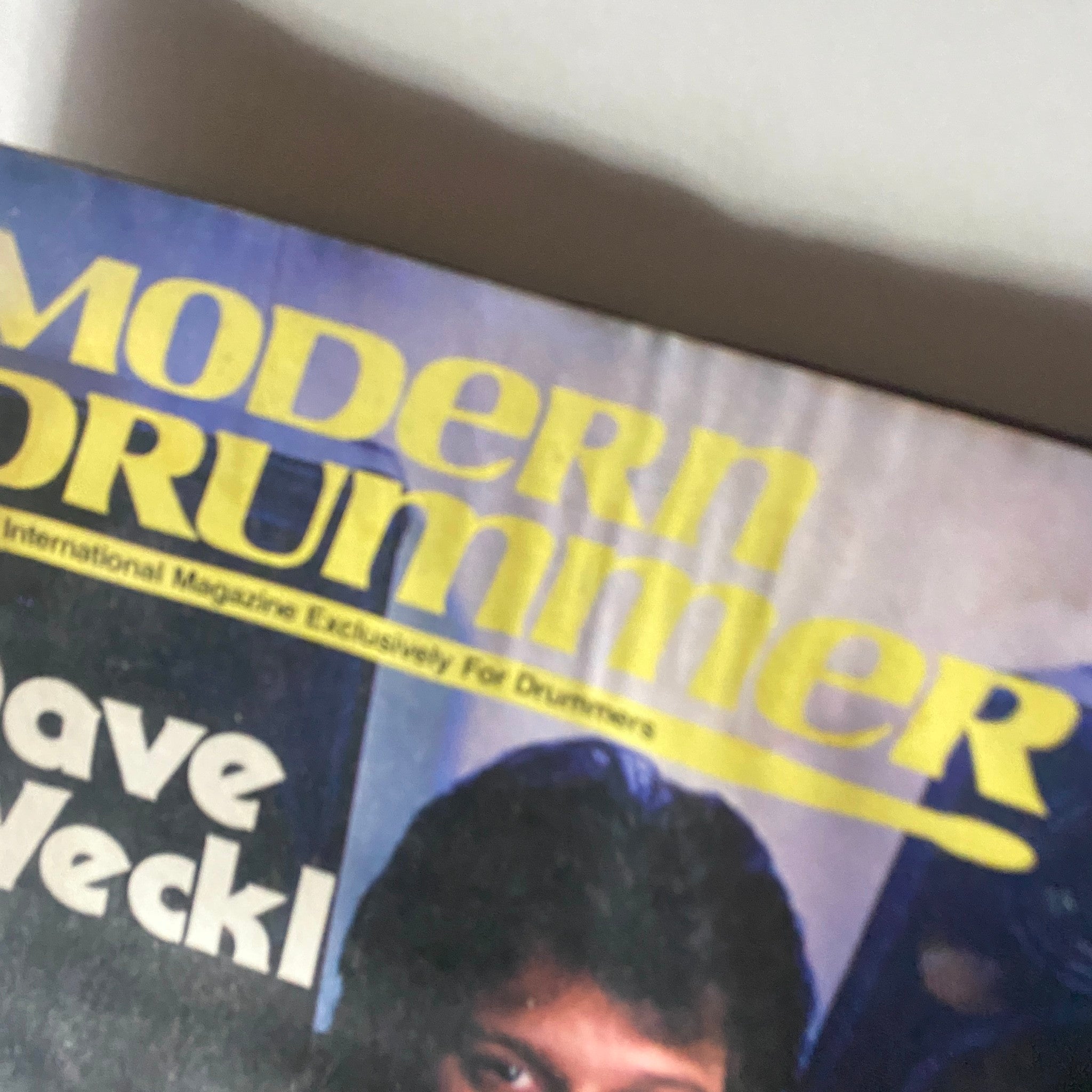 VTG Modern Drummer Magazine October 1986 Dave Weckl GD Interior No Label