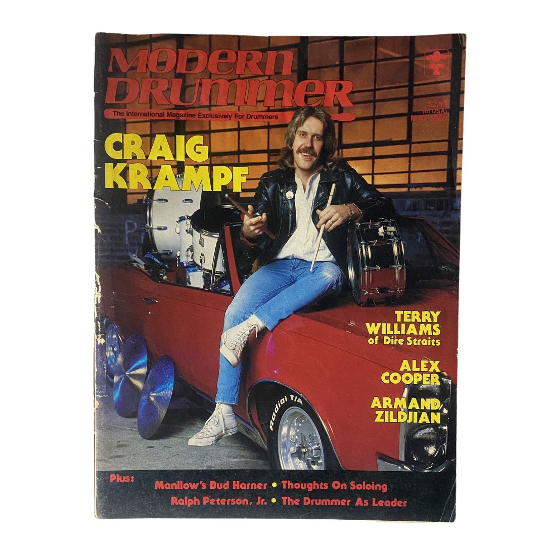 VTG Modern Drummer Magazine May 1986 Vol 10 No. 5 Craig Krampf No Label