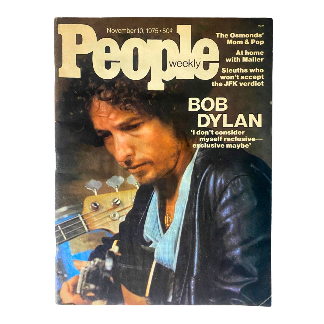 VTG People Weekly Magazine November 10 1975 Bob Dylan GD Interior No Label