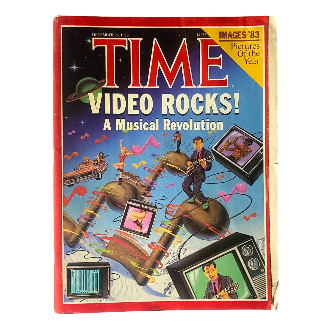 VTG Time Magazine December 26 1983 Video Rocks A Musical Evolution No Label