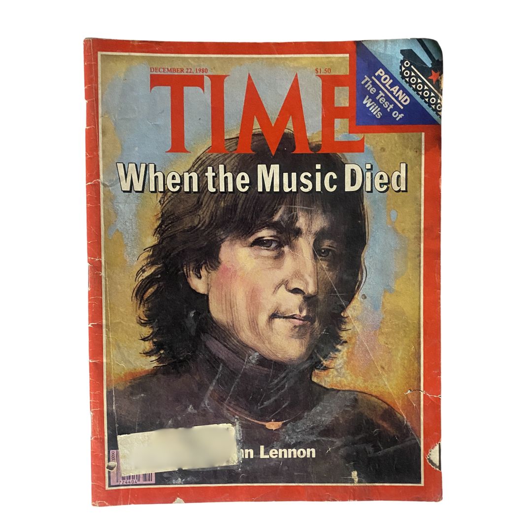 VTG Time Magazine December 22 1980 John Lennon When The Music Died