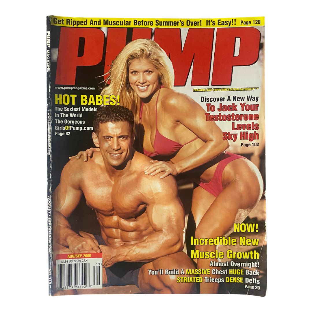 Pump Magazine March August September 2000 Muscle Growth No Label