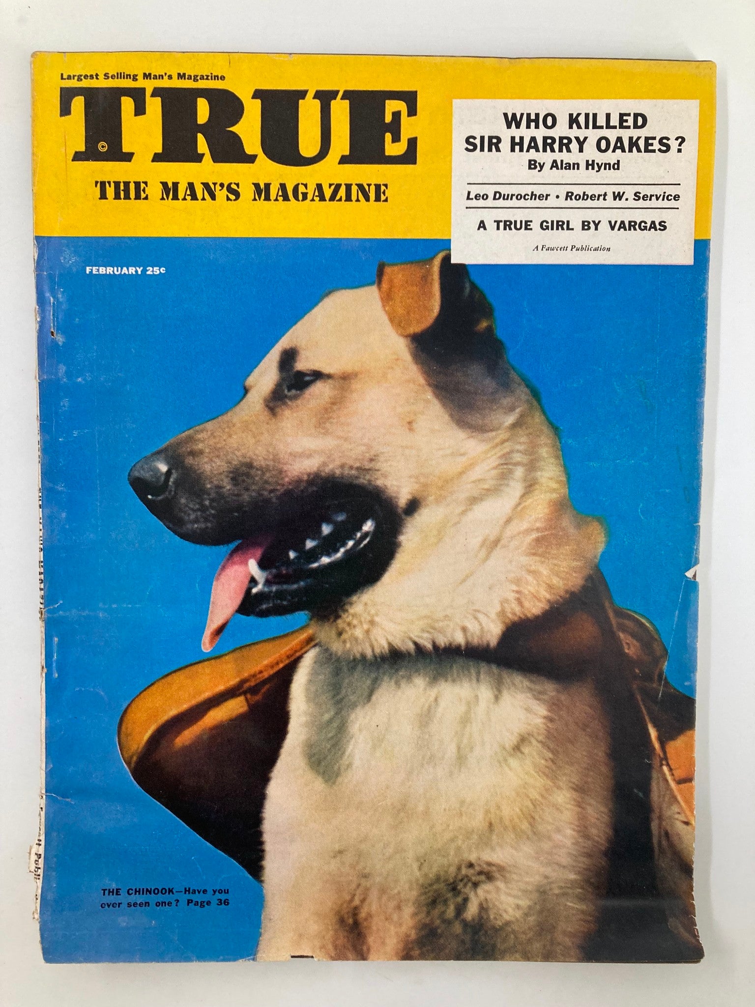 TRUE The Man's Magazine February 1952 The Chinook Have You Seen One? No Label