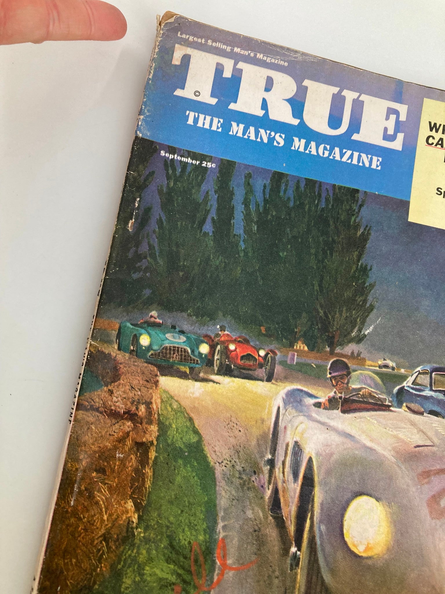 TRUE The Man's Magazine September 1953 The Grand Old Man of Boating No Label