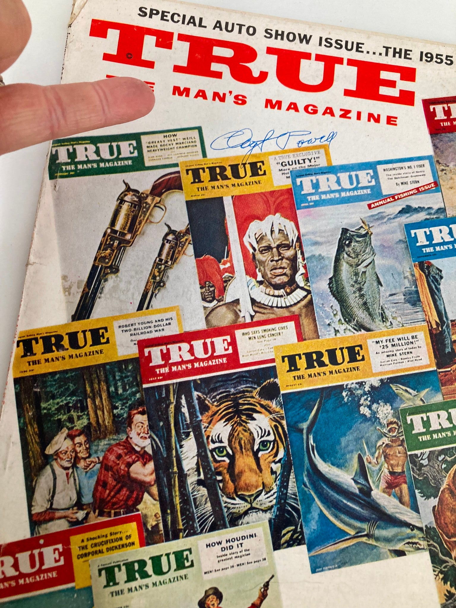 TRUE The Man's Magazine January 1955 Fabulous Serge Rubinstein No Label