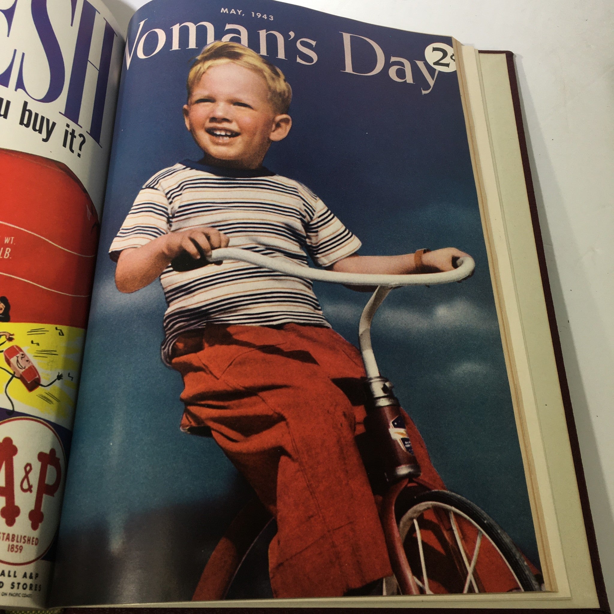 1943 Woman's Day Magazine Complete Year Round In One Book Compilation